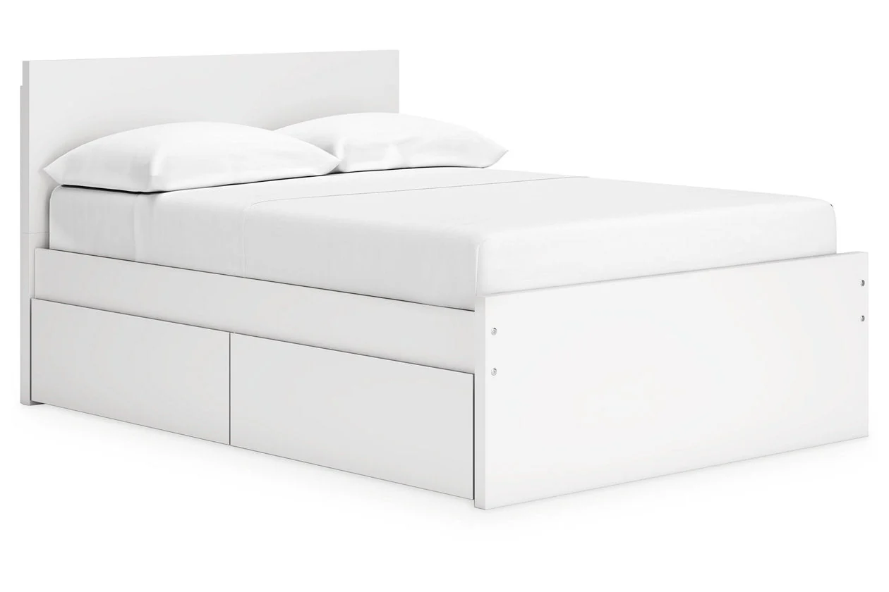 Onita White Youth One Side Storage Panel Platform Bedroom Set - Image 10