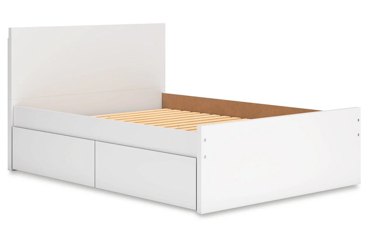 Onita White Youth One Side Storage Panel Platform Bedroom Set - Image 11