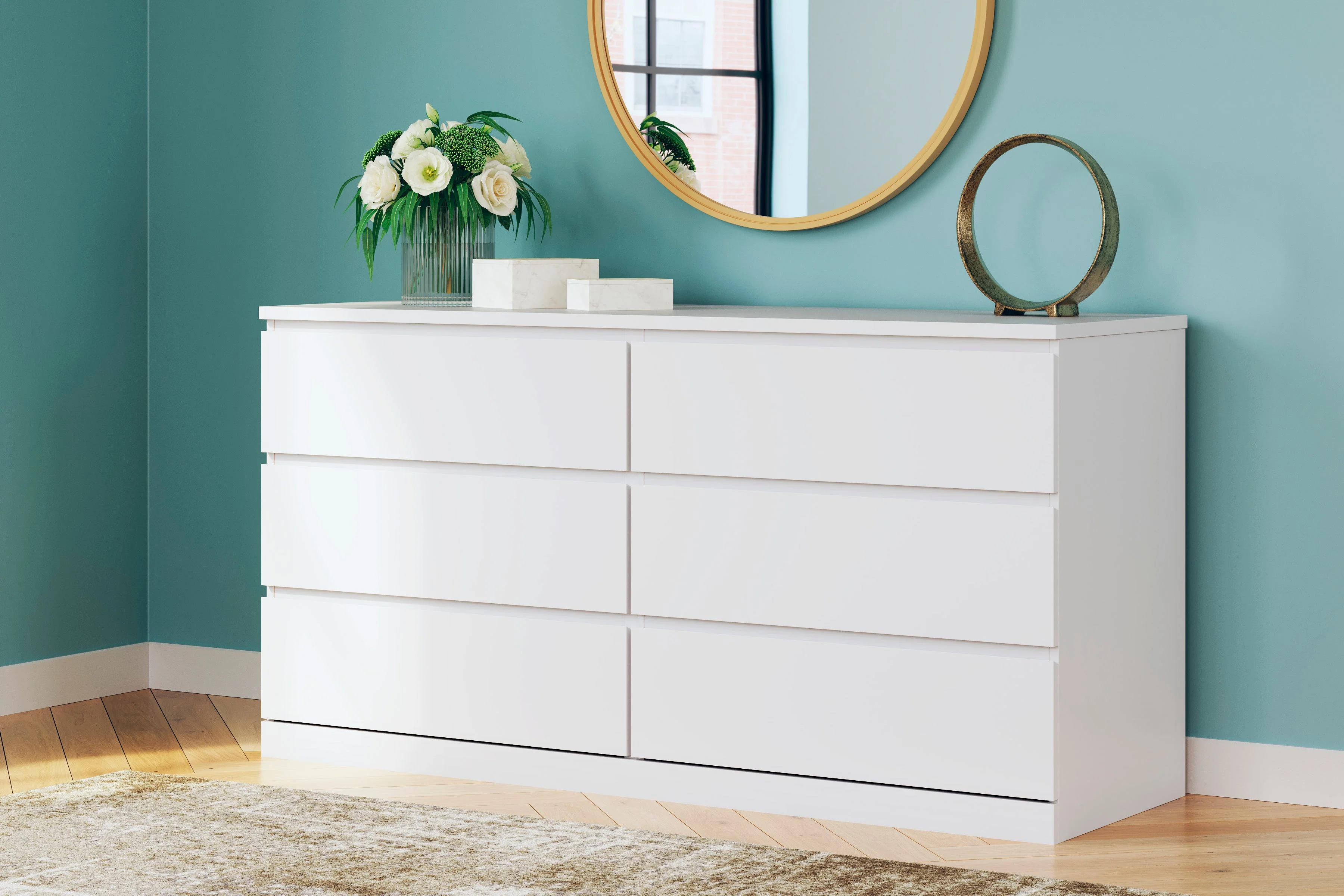 Onita White Youth One Side Storage Panel Platform Bedroom Set - Image 12