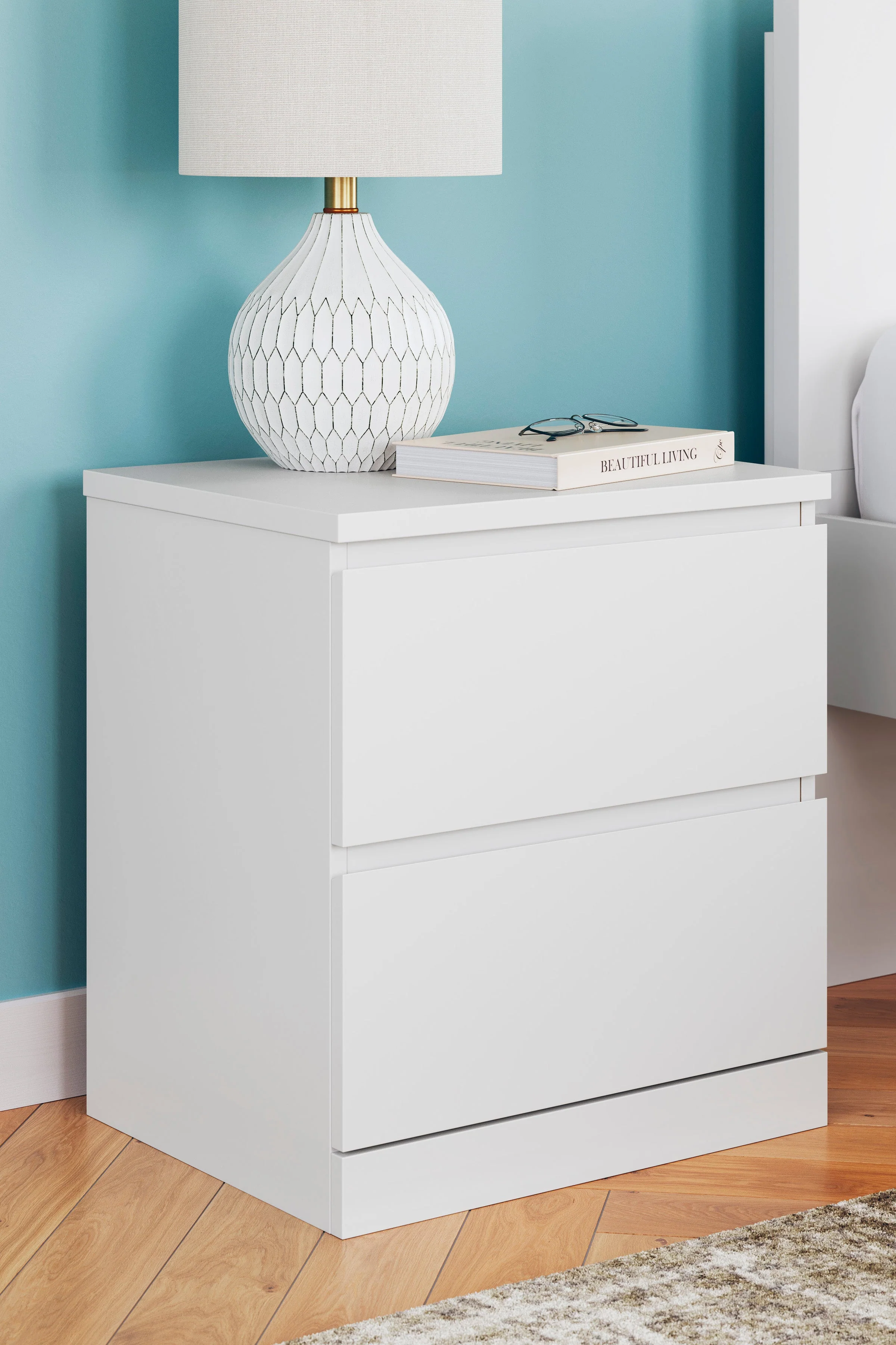 Onita White Youth One Side Storage Panel Platform Bedroom Set - Image 16