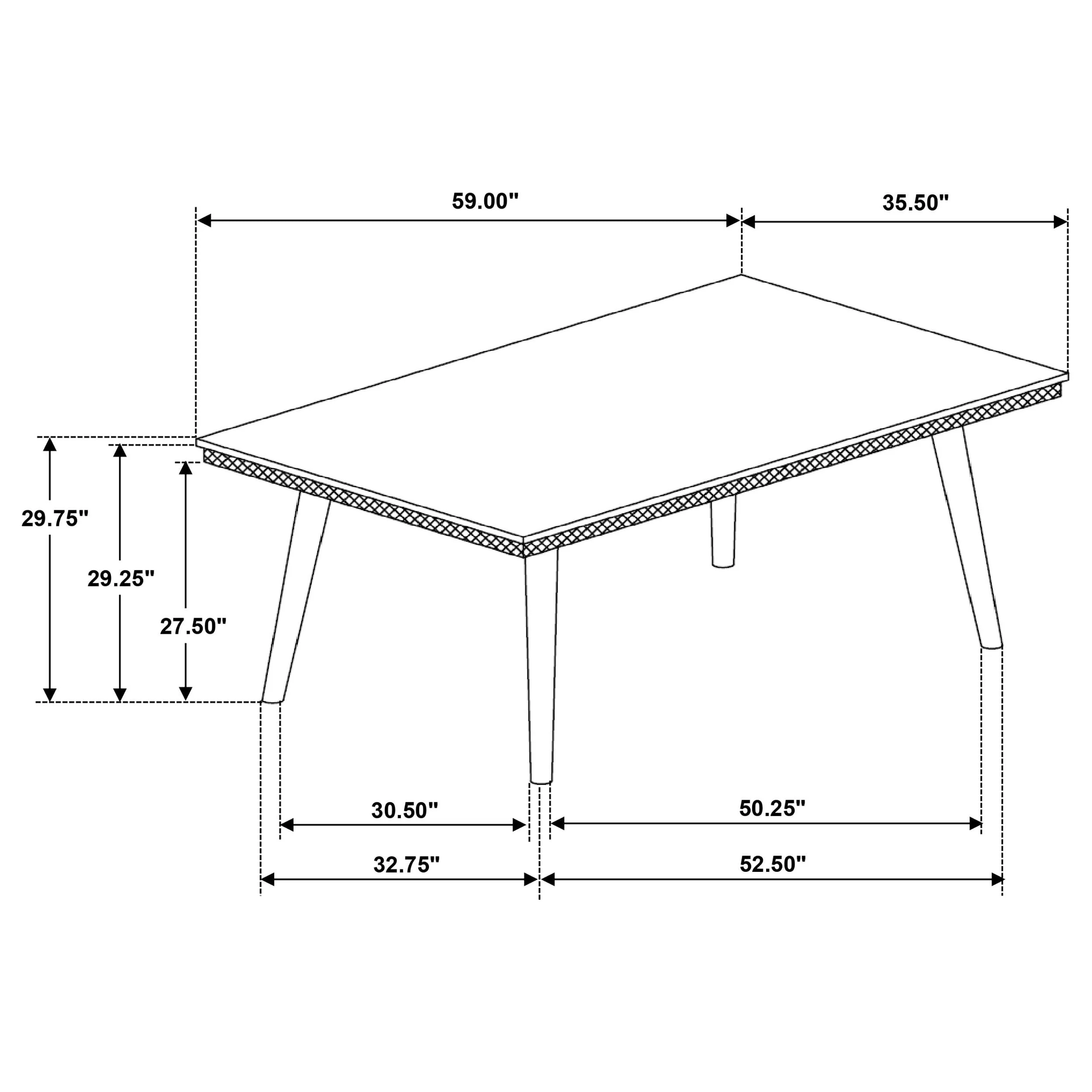 Onslow Dark Brown Rectangular Wood Dining Table - Image 9
