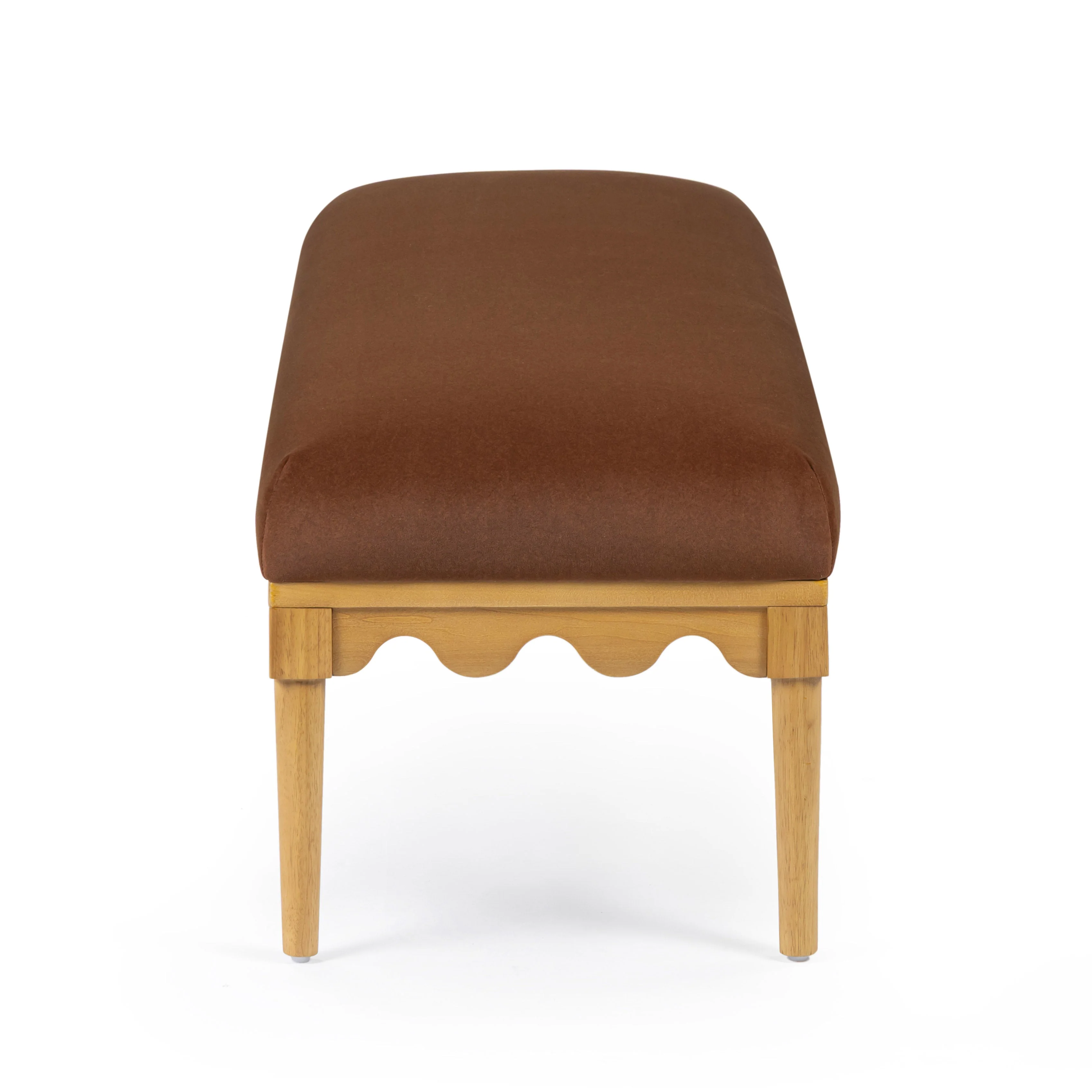 Oodle 56.5" Vegan Mohair Bench - Image 8