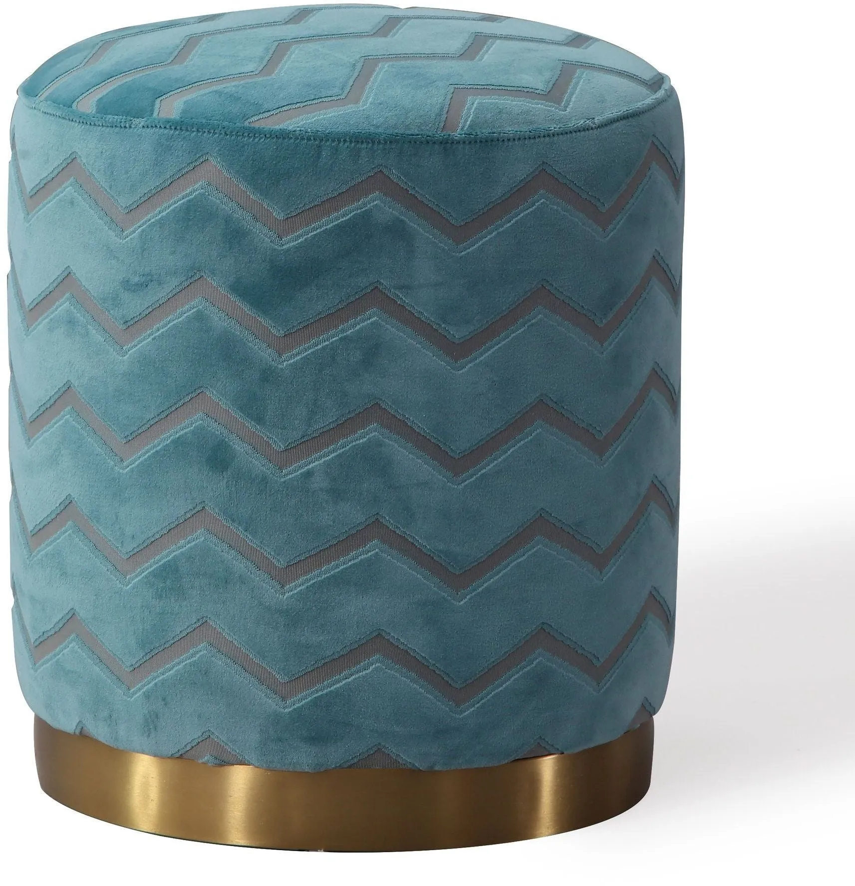 Opal Velvet Ottoman - Image 19