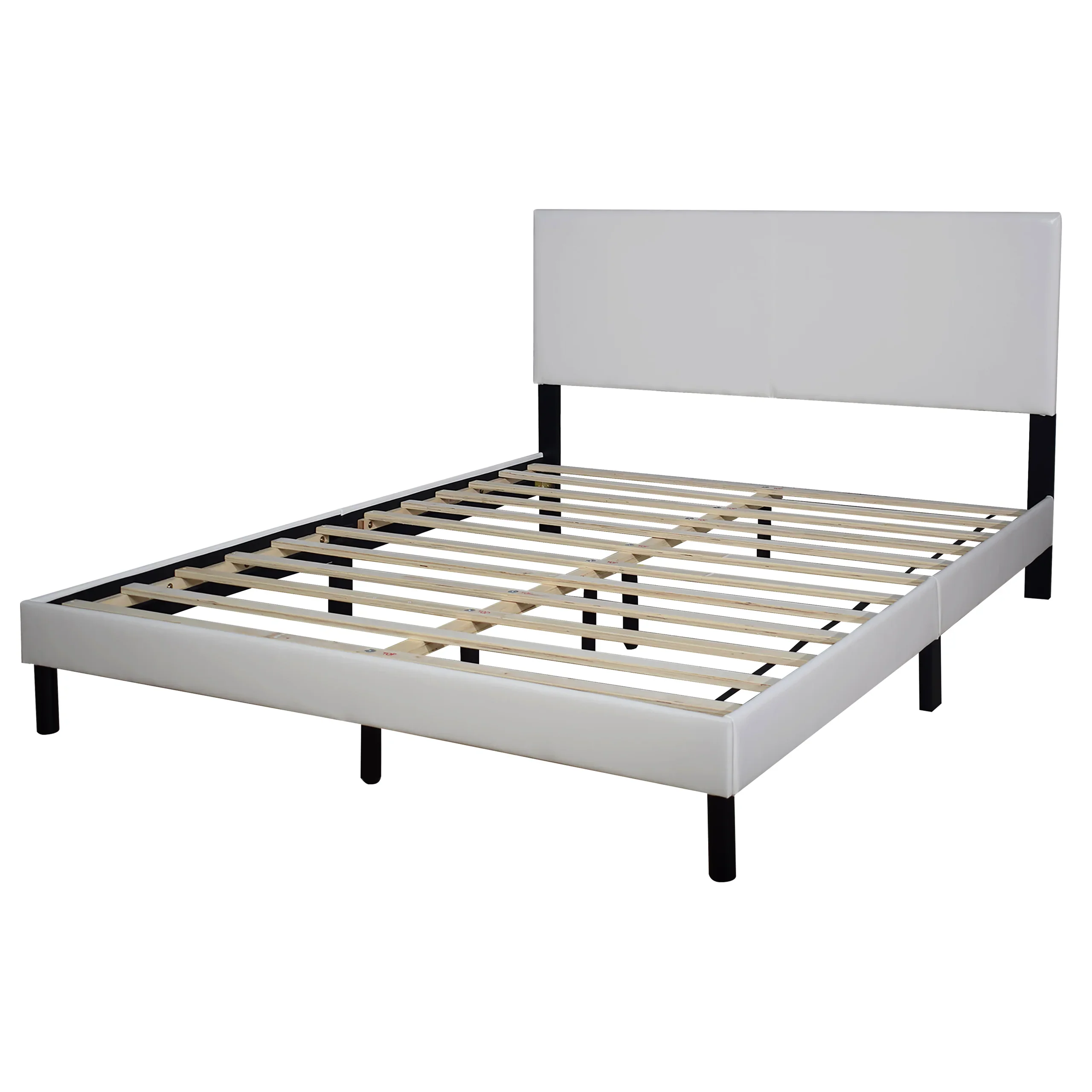 Opal White Queen Platform Bed - Image 2