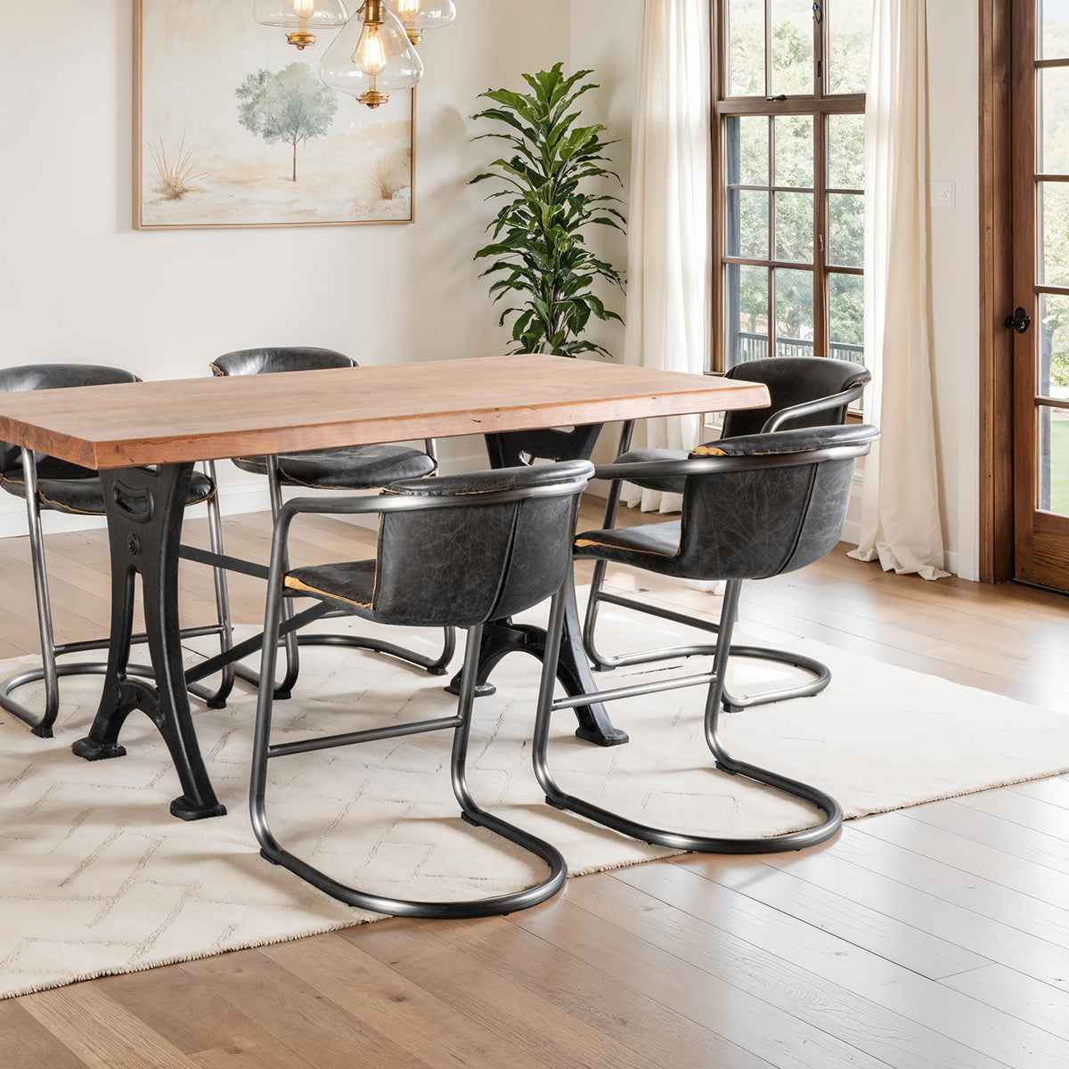 Organic Forge 72" Gathering Table in Raw Walnut - Image 8