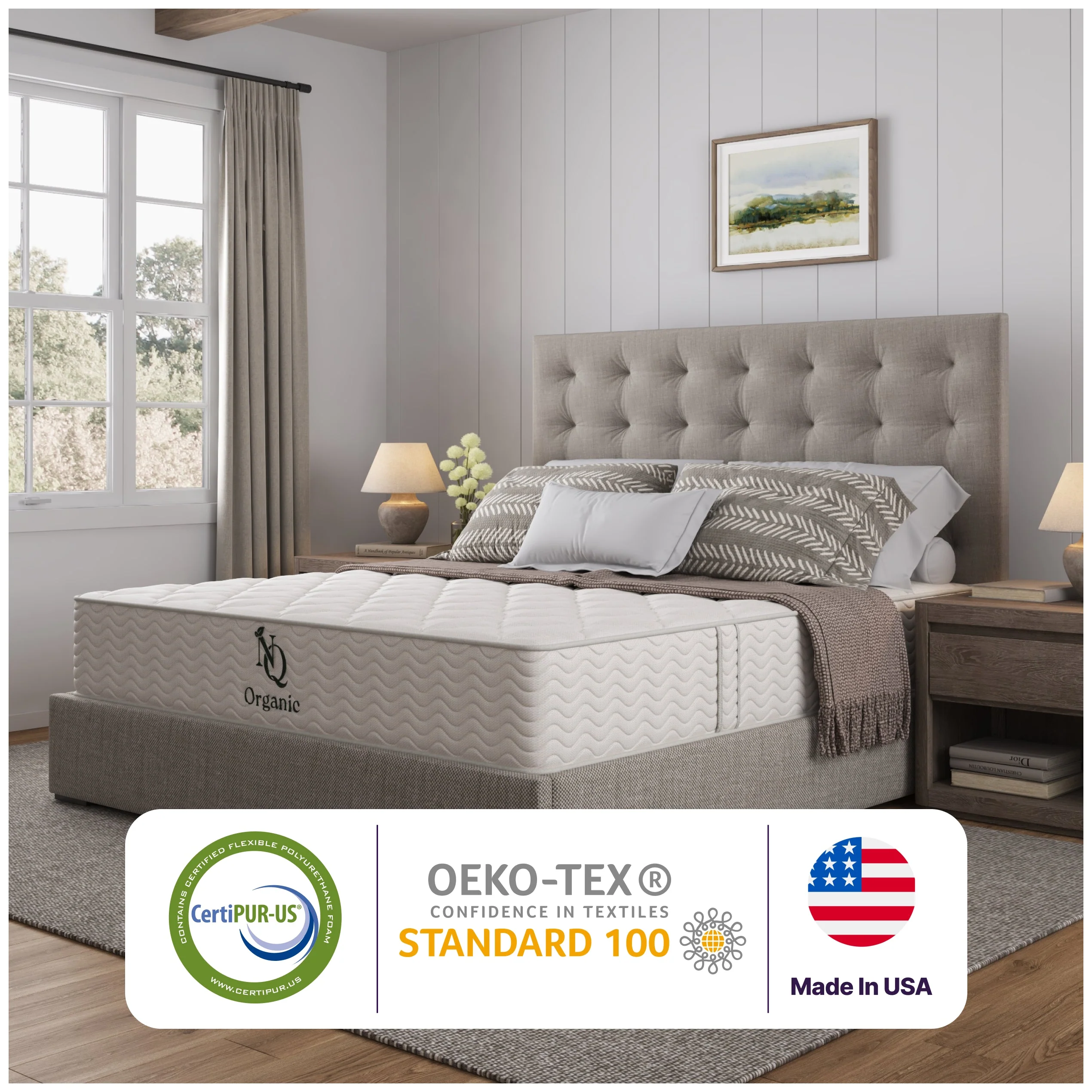 Organic Hybrid Plush Mattress - Image 8