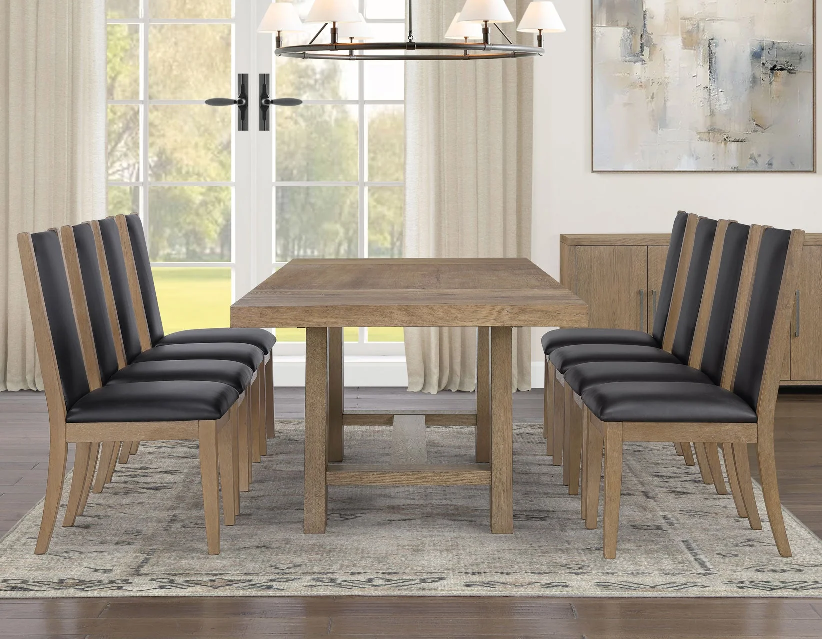 Orinda Warm Caramel Dining Room Set - Image 3