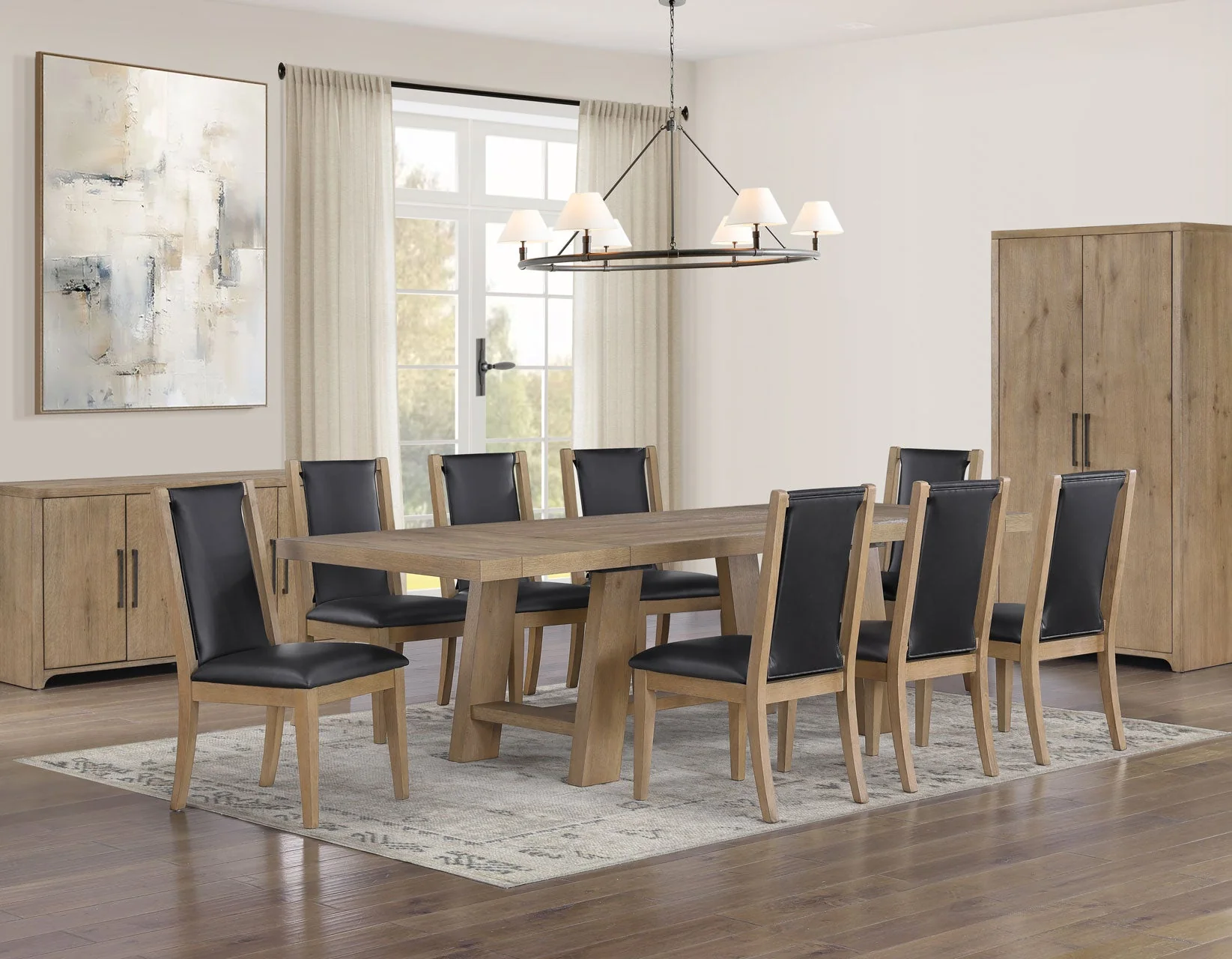 Orinda Warm Caramel Dining Room Set - Image 5