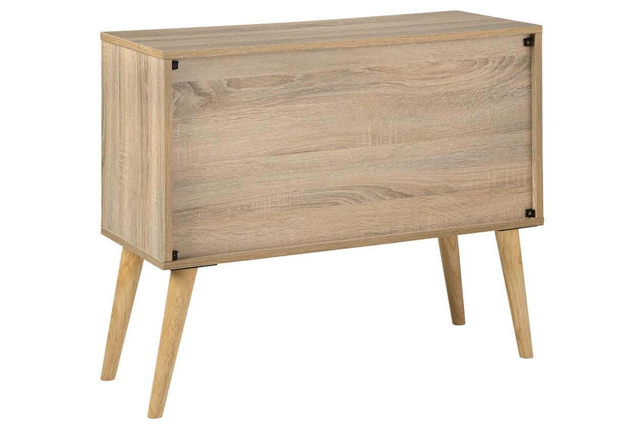 Orinfield Natural/White Accent Cabinet - Image 4