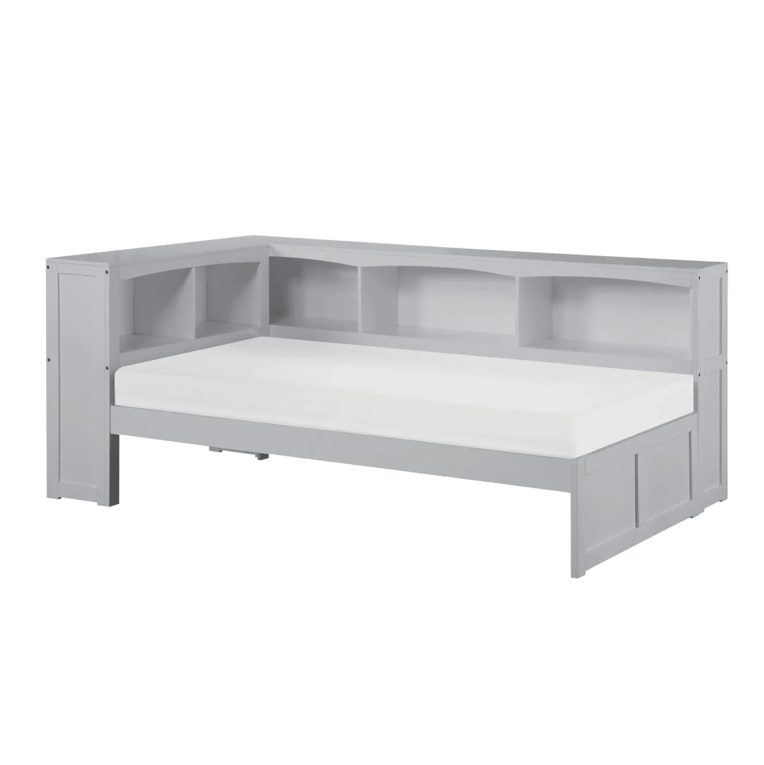 Orion Gray Twin Bookcase Corner Bed - Image 2
