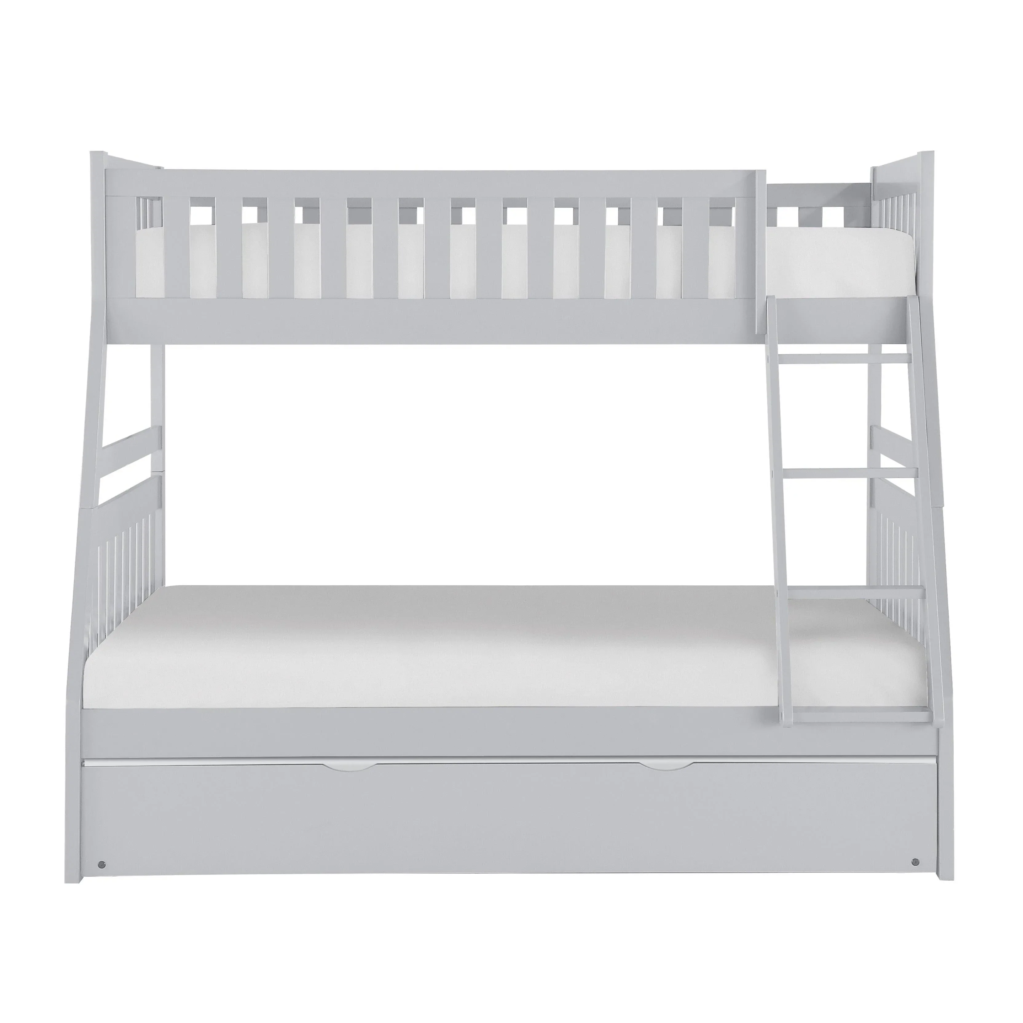 Orion Gray Twin/Full Bunk Bed with Twin Trundle - Image 3