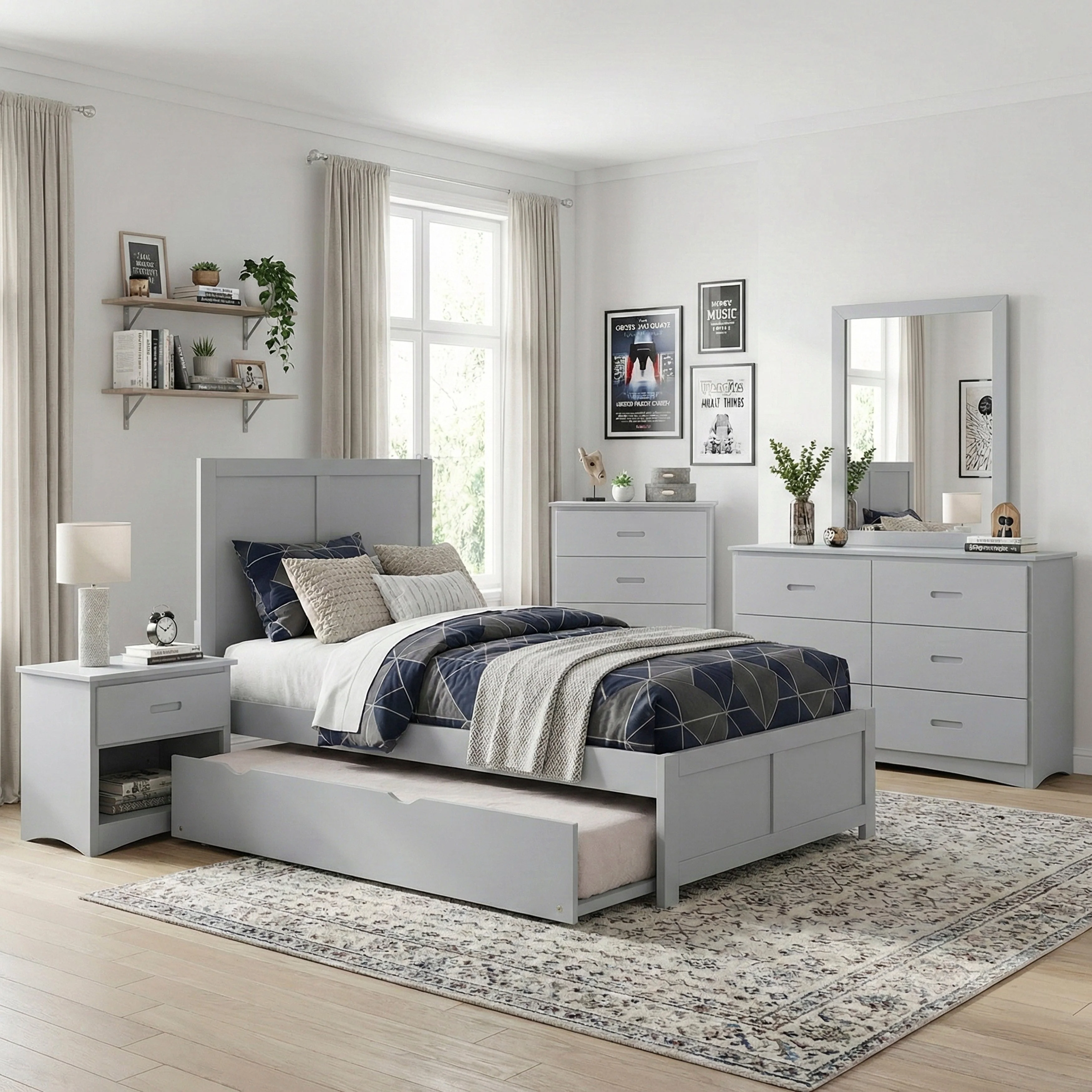 Orion Twin Platform Bed - Image 26