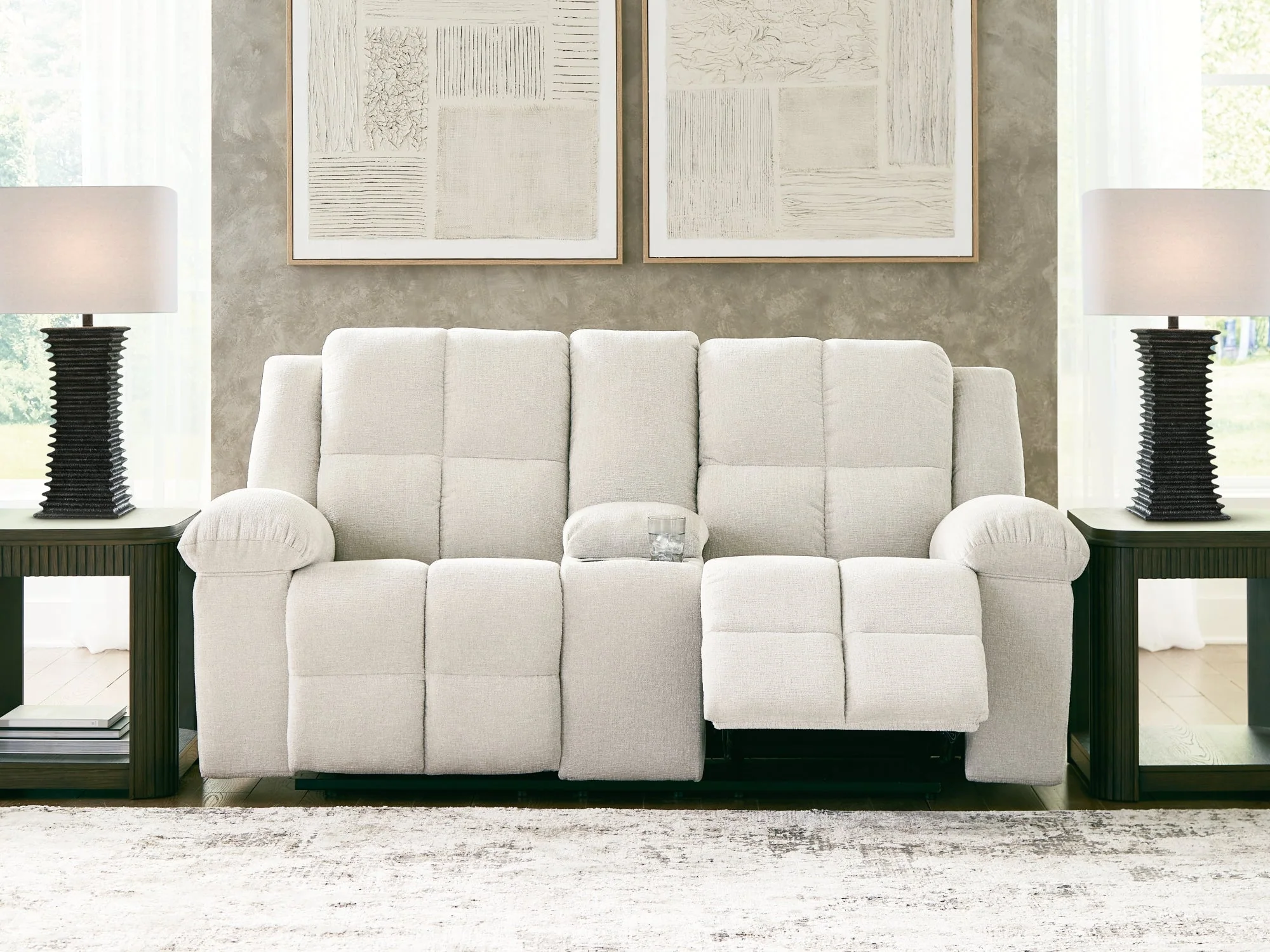 Orlen Winter Reclining Loveseat with Console - Image 8