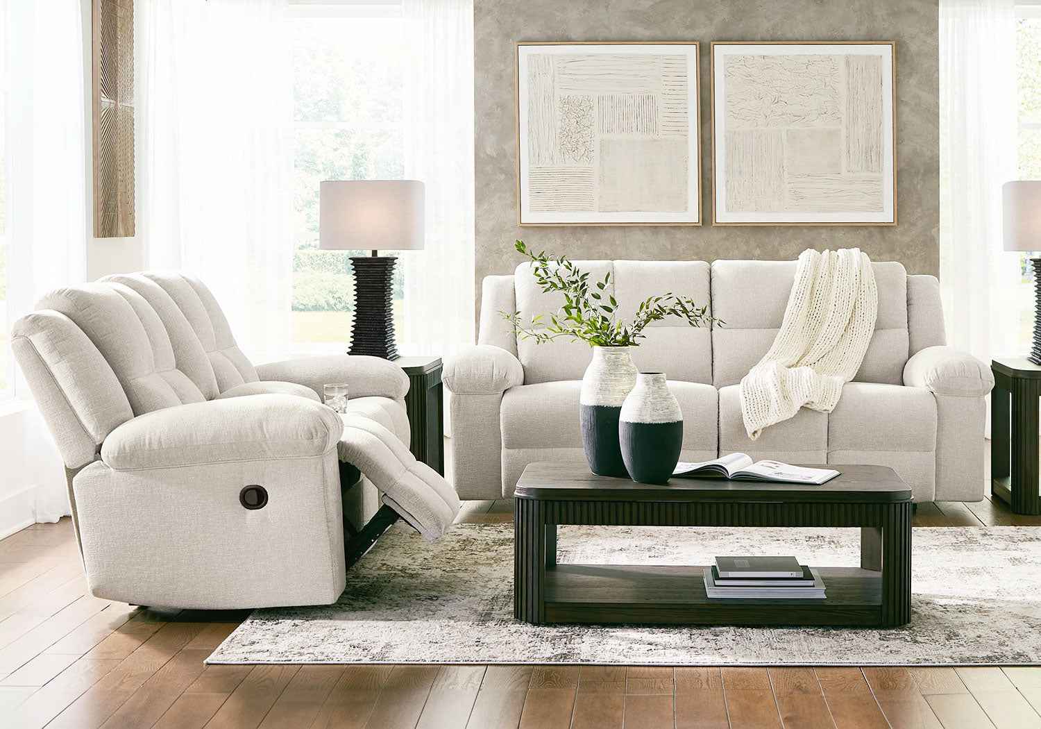 Orlen Winter Reclining Sofa & Loveseat