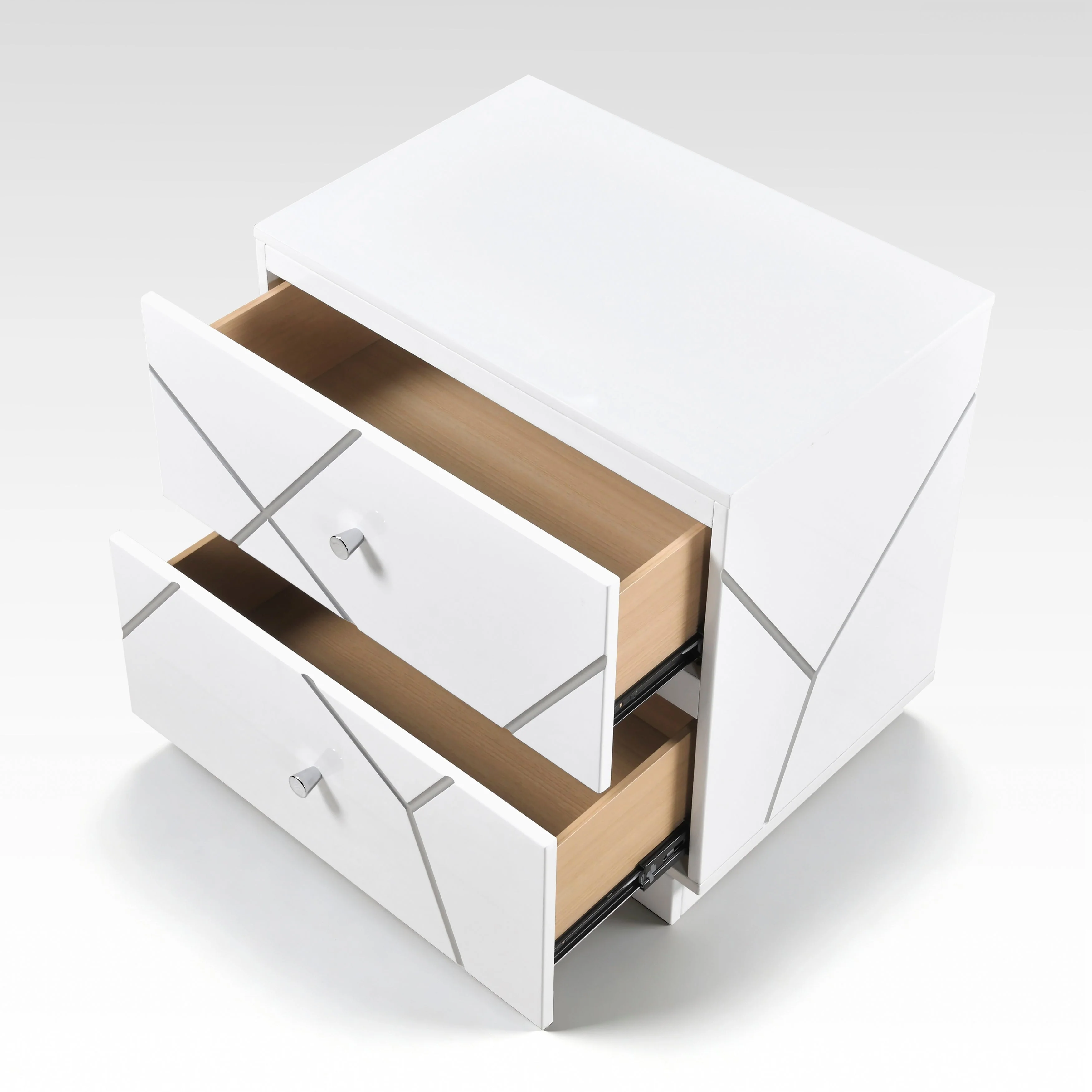 Orlo White Led Panel Bedroom Set - Image 13