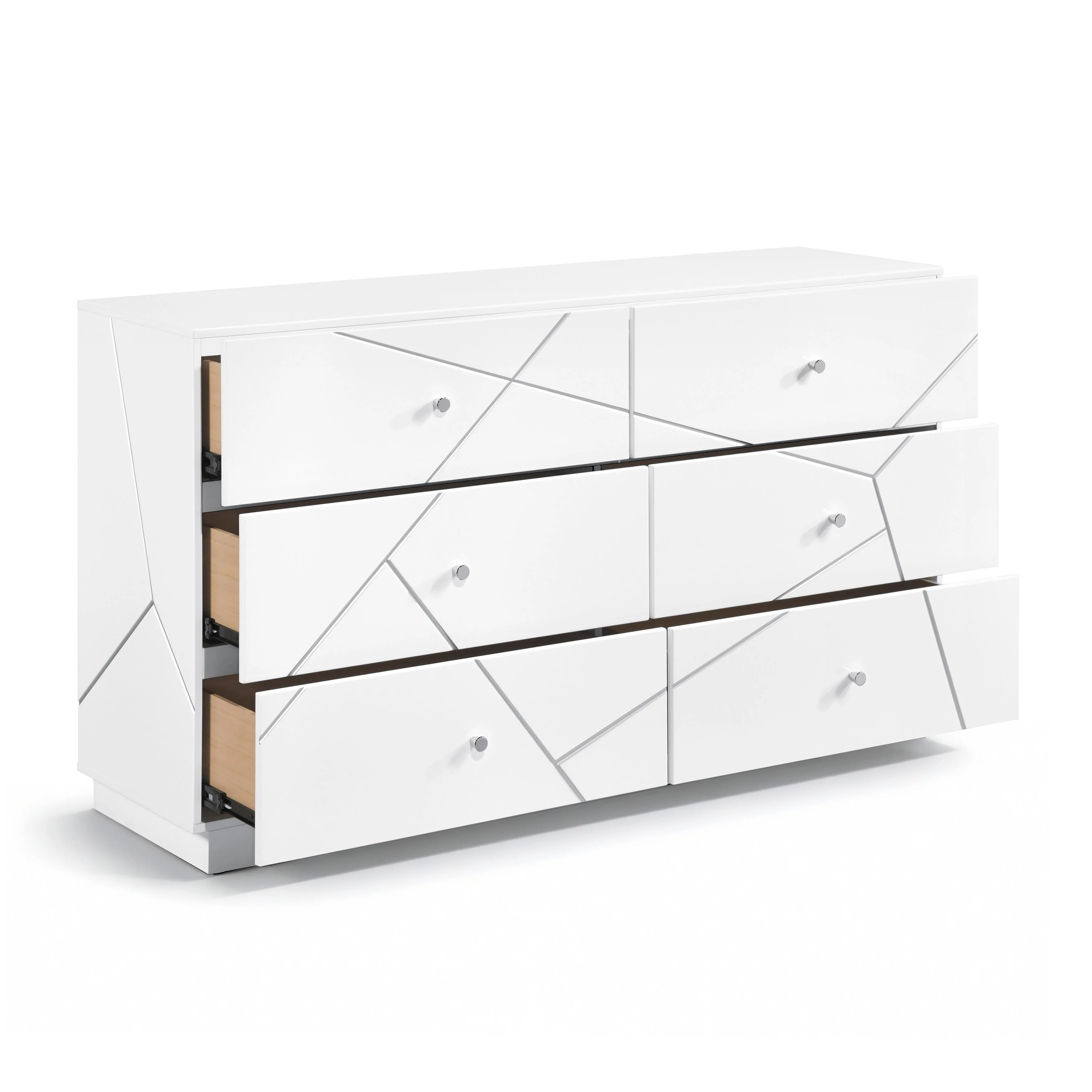 Orlo White Led Panel Bedroom Set - Image 19