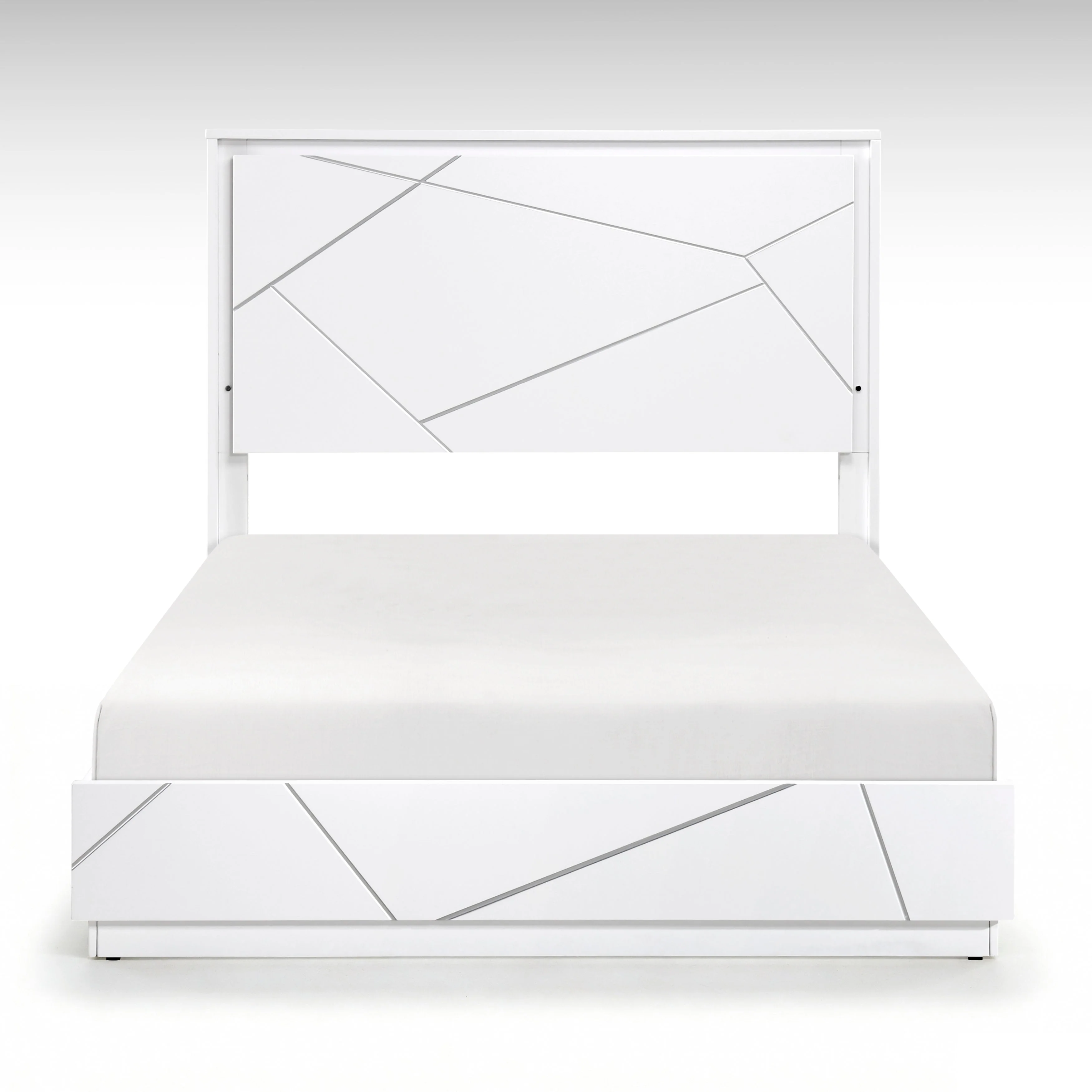 Orlo White Queen Bed