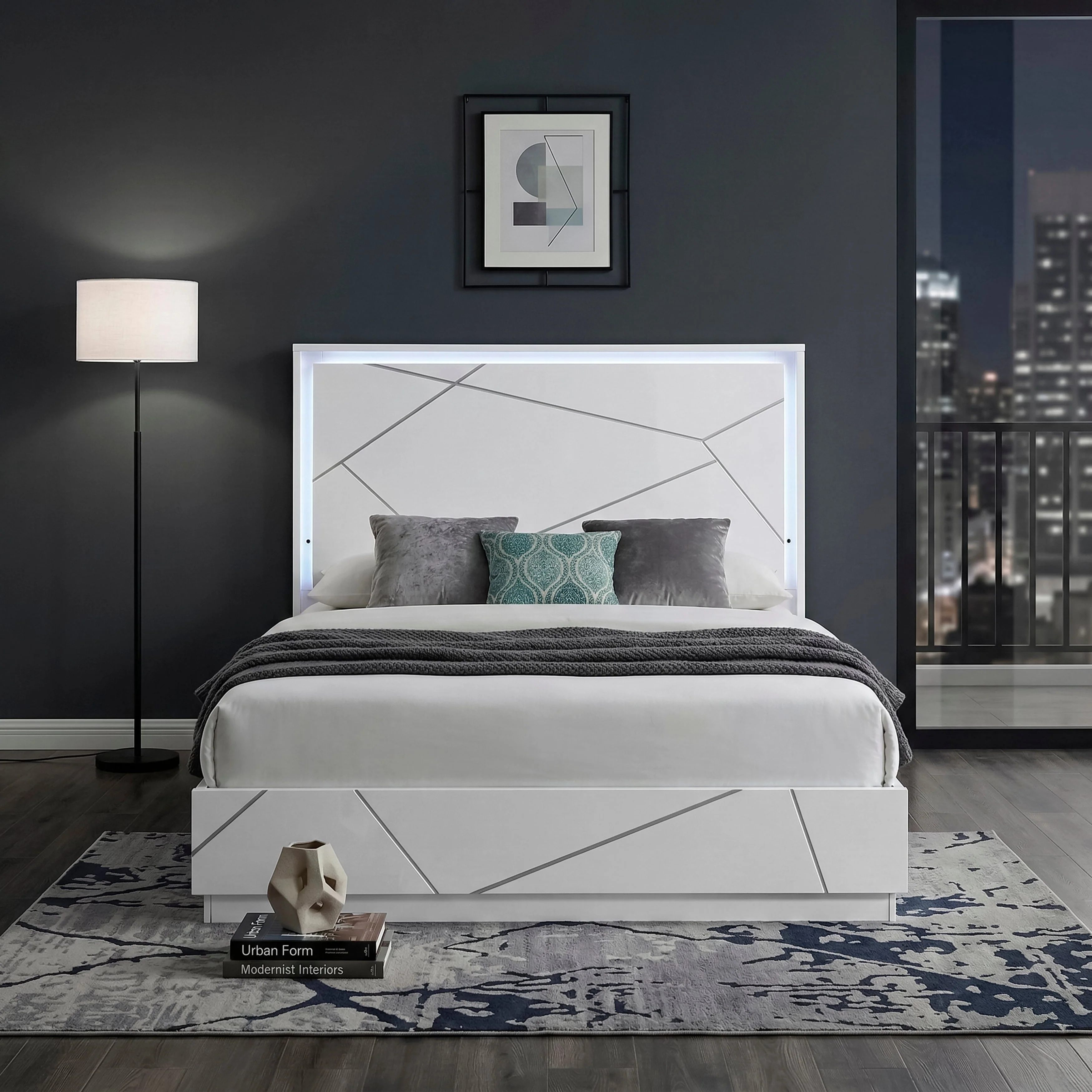 Orlo White Queen Bed - Image 19
