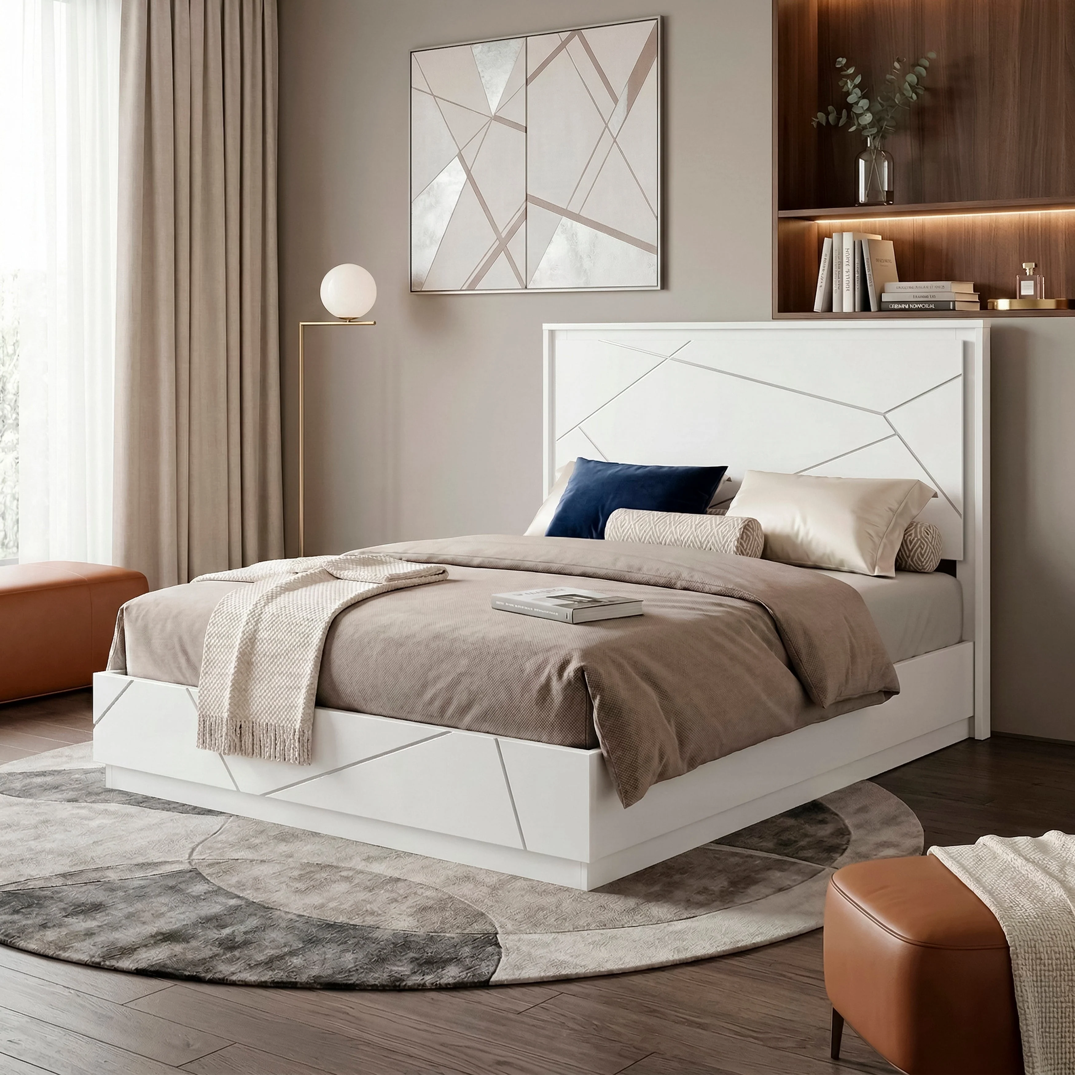Orlo White Queen Bed - Image 21