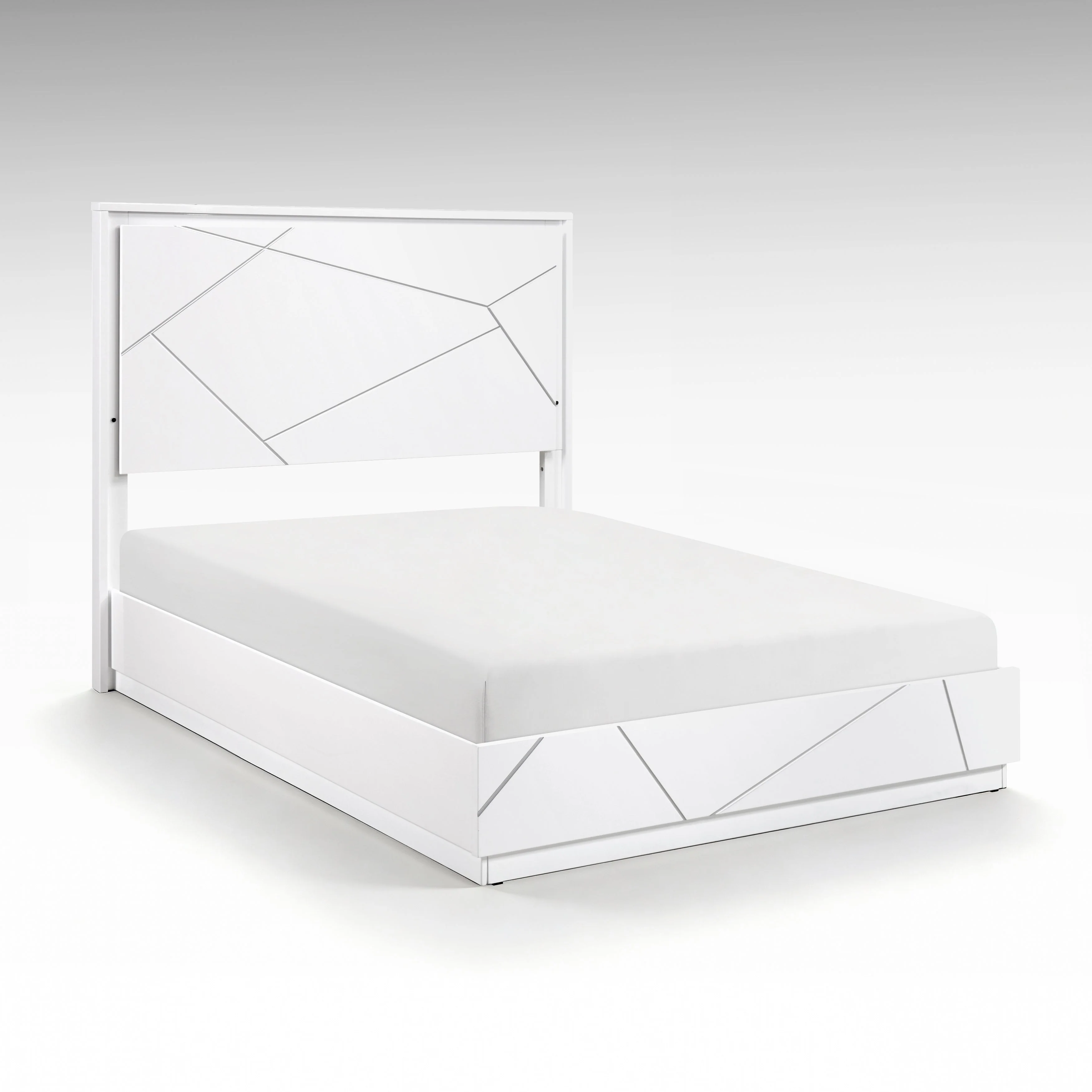 Orlo White Queen Bed - Image 4