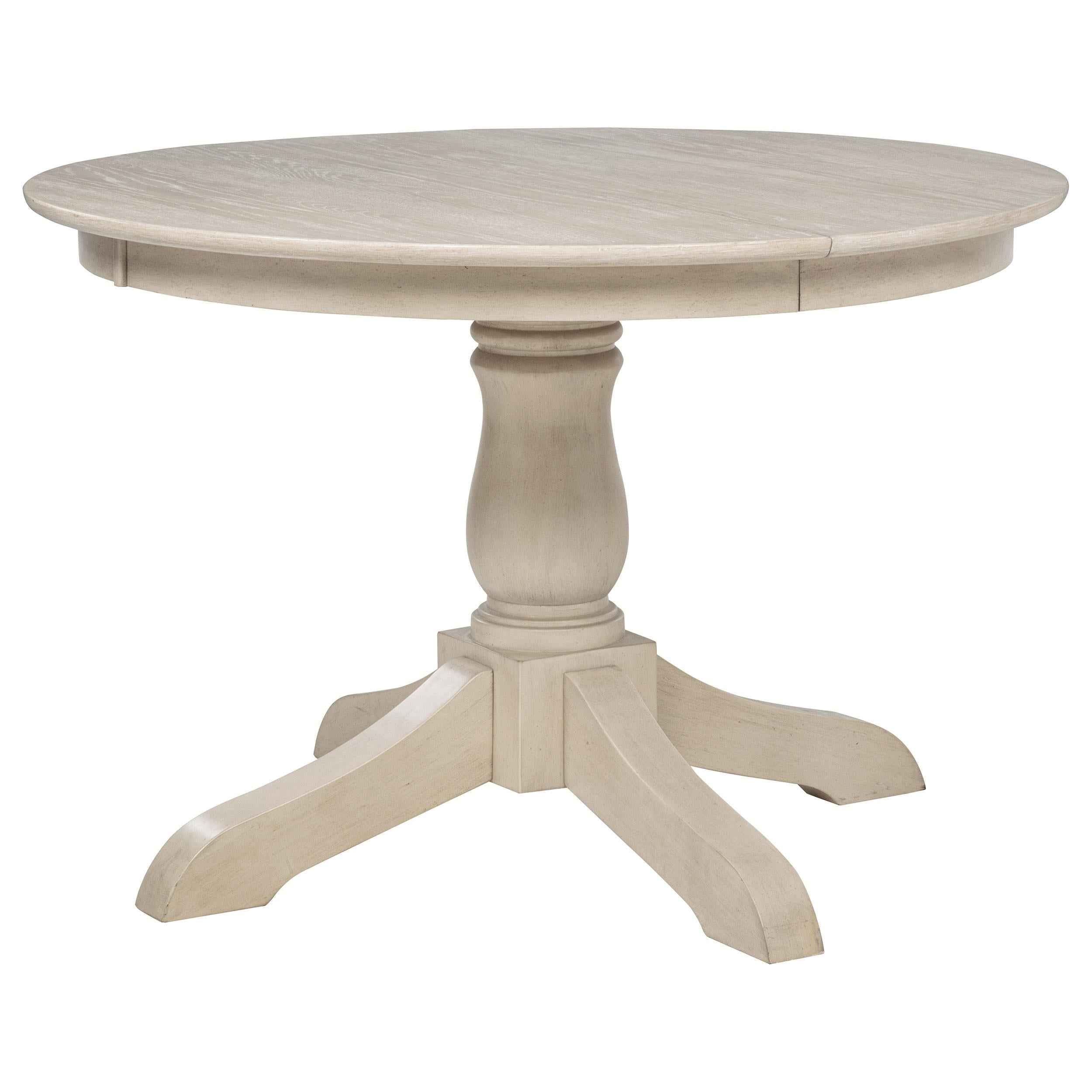 Orrison Linen Oval 62-inch Wood Extension Leaf Dining Table - Image 2