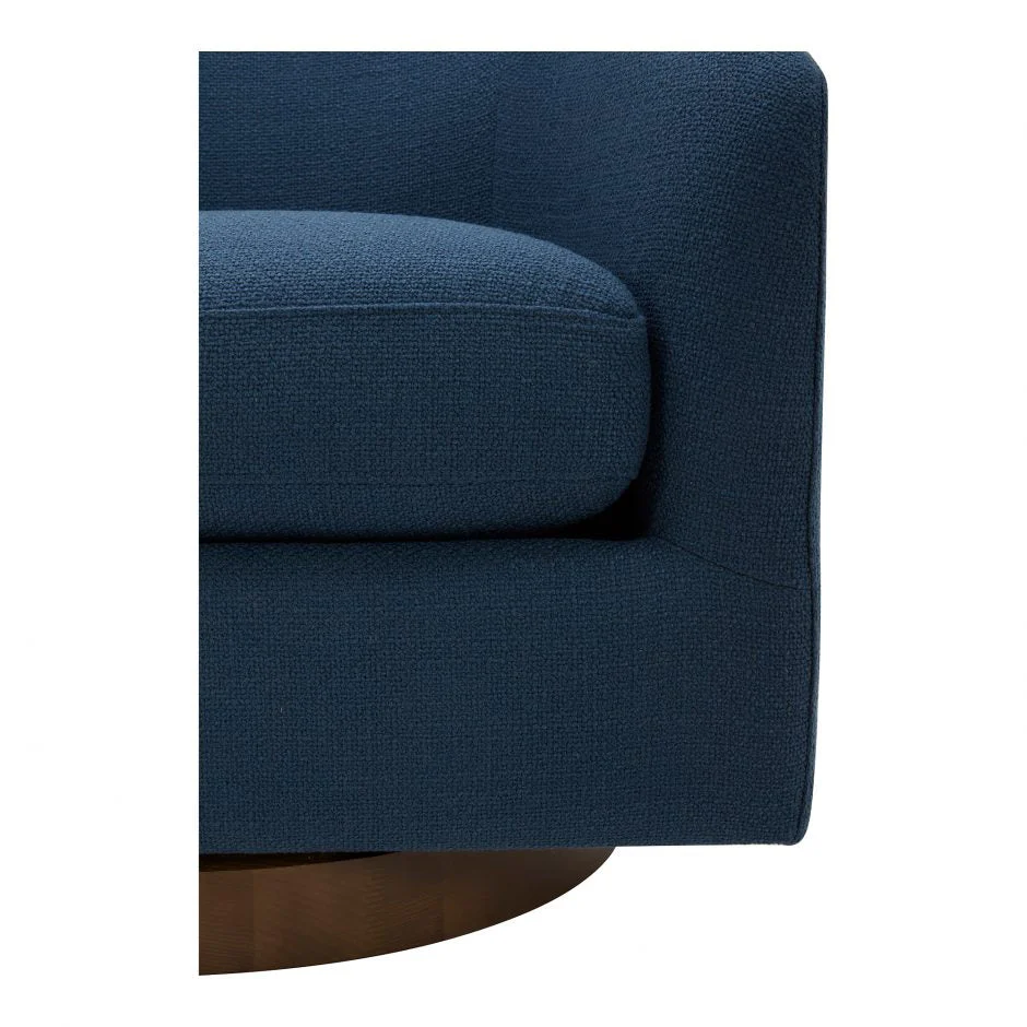Oscy Swivel Chair Dark Atlantic Blue - Image 7