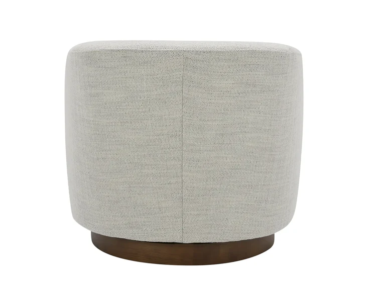 Oscy Swivel Chair Splashed White - Image 5