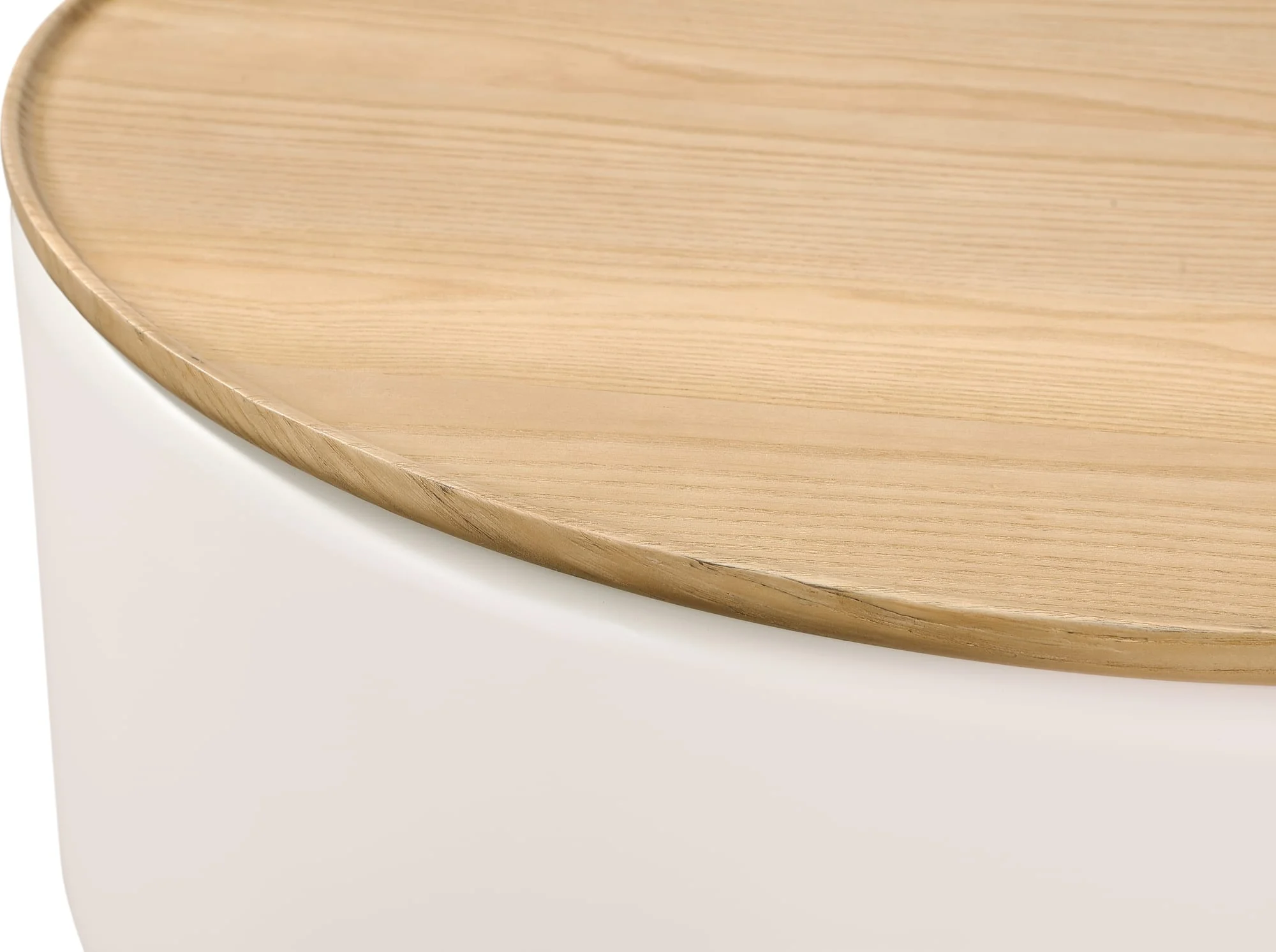 Oskar Barley Lift Top Round Coffee Table - Image 3