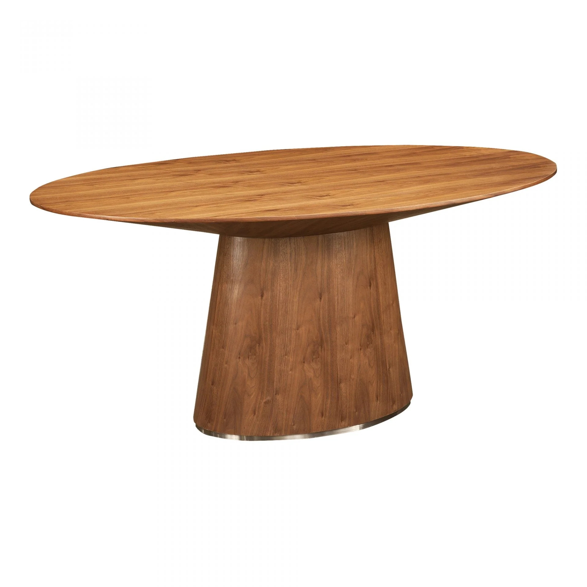 Otago Oval Dining Table - Walnut - Image 3