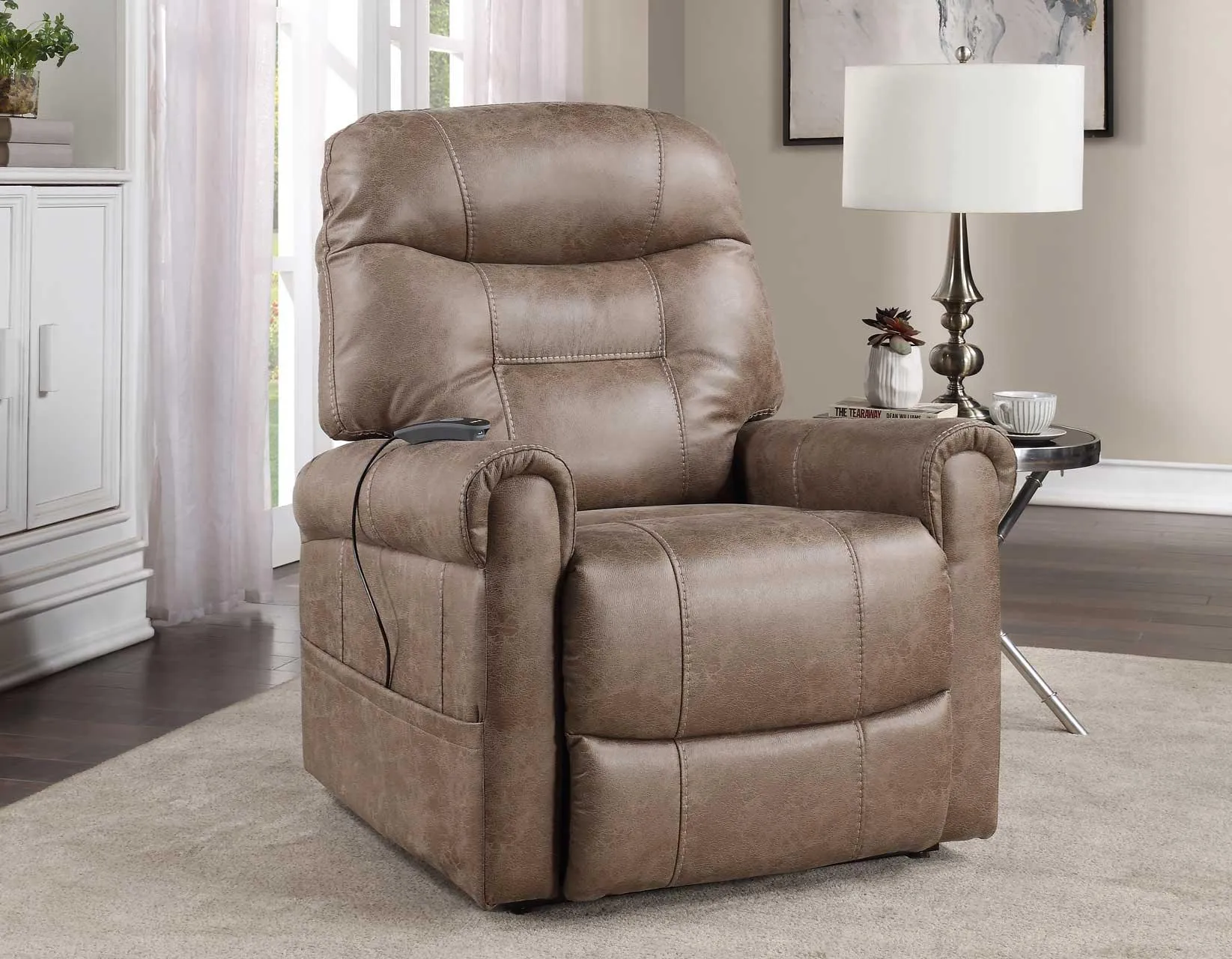 Ottawa Camel Power Lift Chair with Heat and Massage