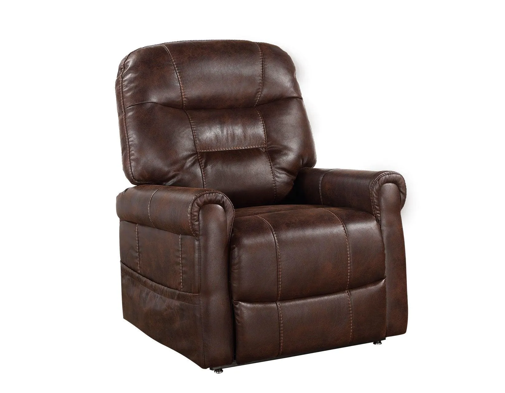 Ottawa Walnut Power Lift Chair with Heat and Massage - Image 14