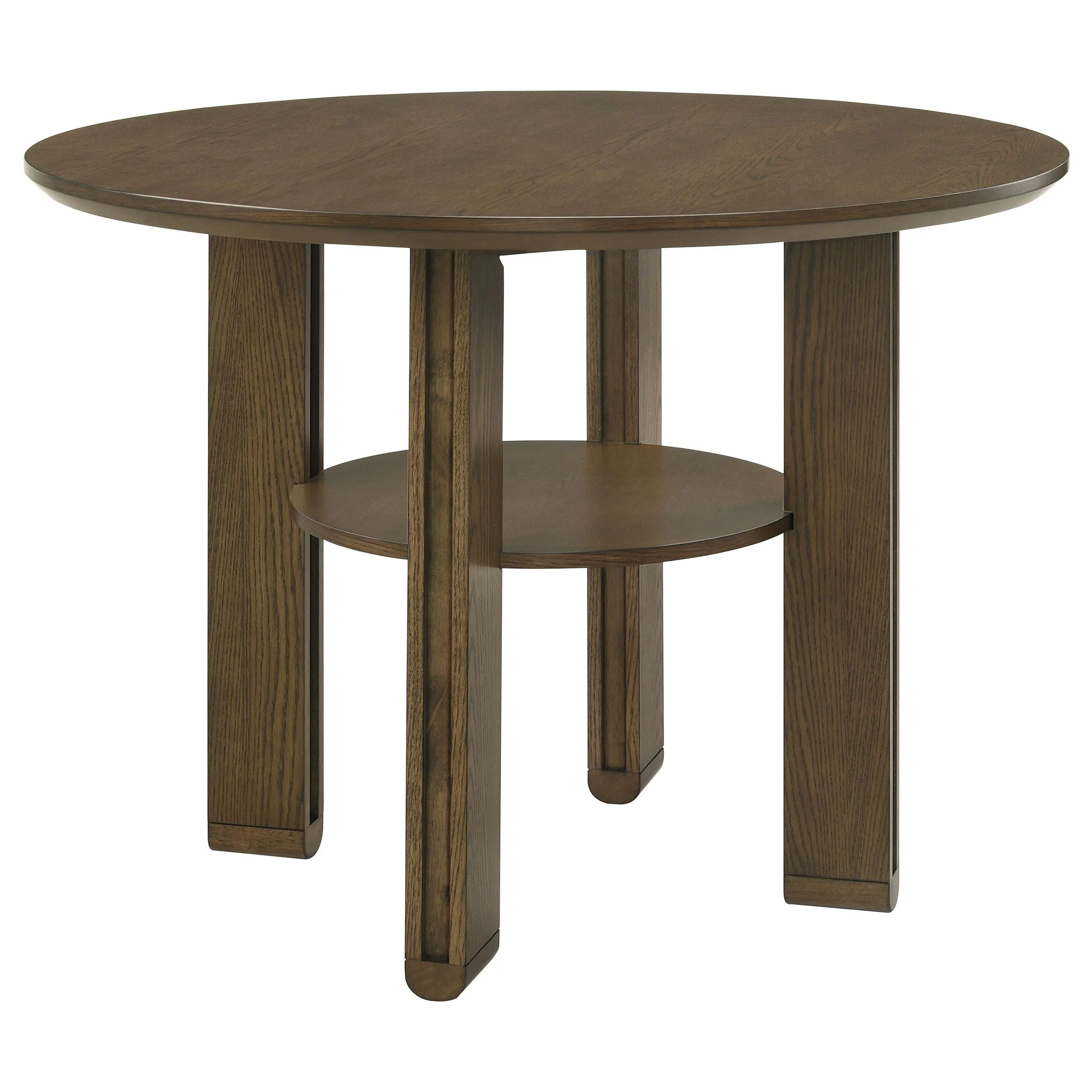 Ottowa Brown 5-Piece Round Wood Counter Height Dining Room Set - Image 5