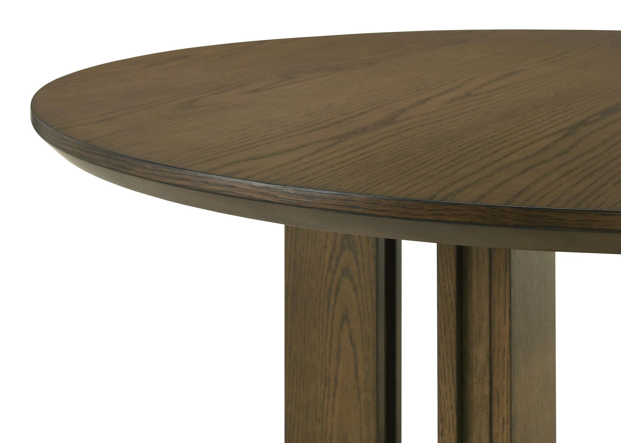 Ottowa Brown Round Wood Counter Height Dining Room Set - Image 6