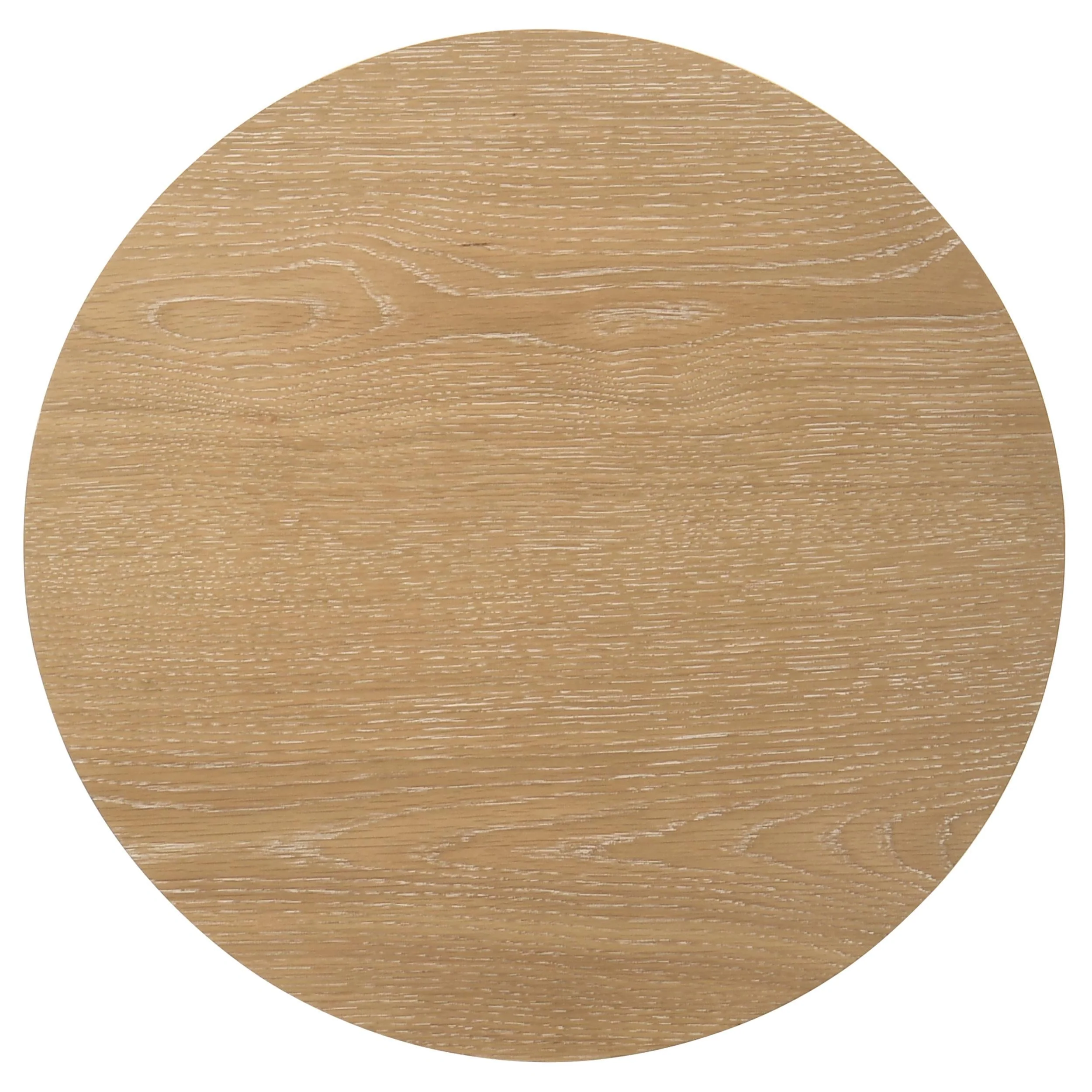 Ottowa Light Oak 2-Piece Round Wood Coffee Table Set - Image 5