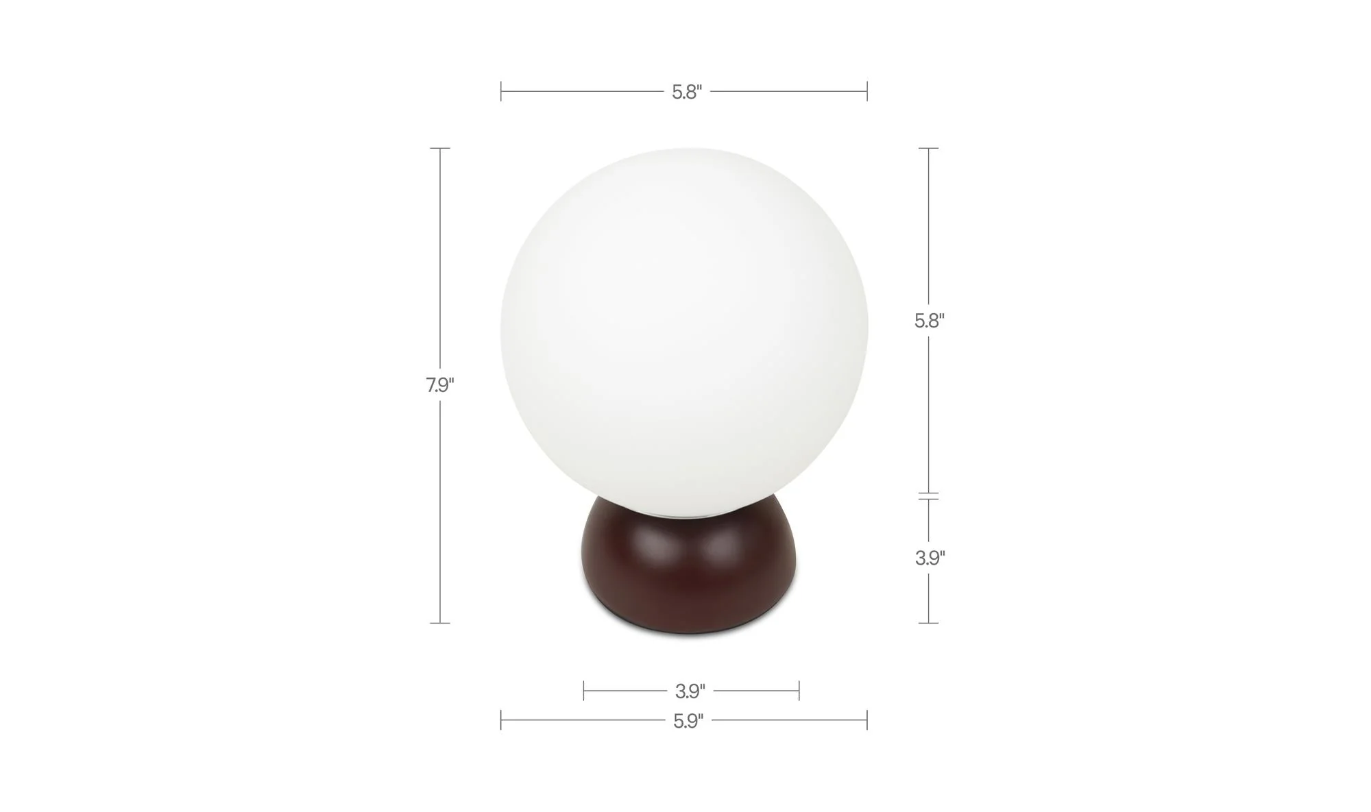 Ovi Table Lamp Deep Red - Image 8