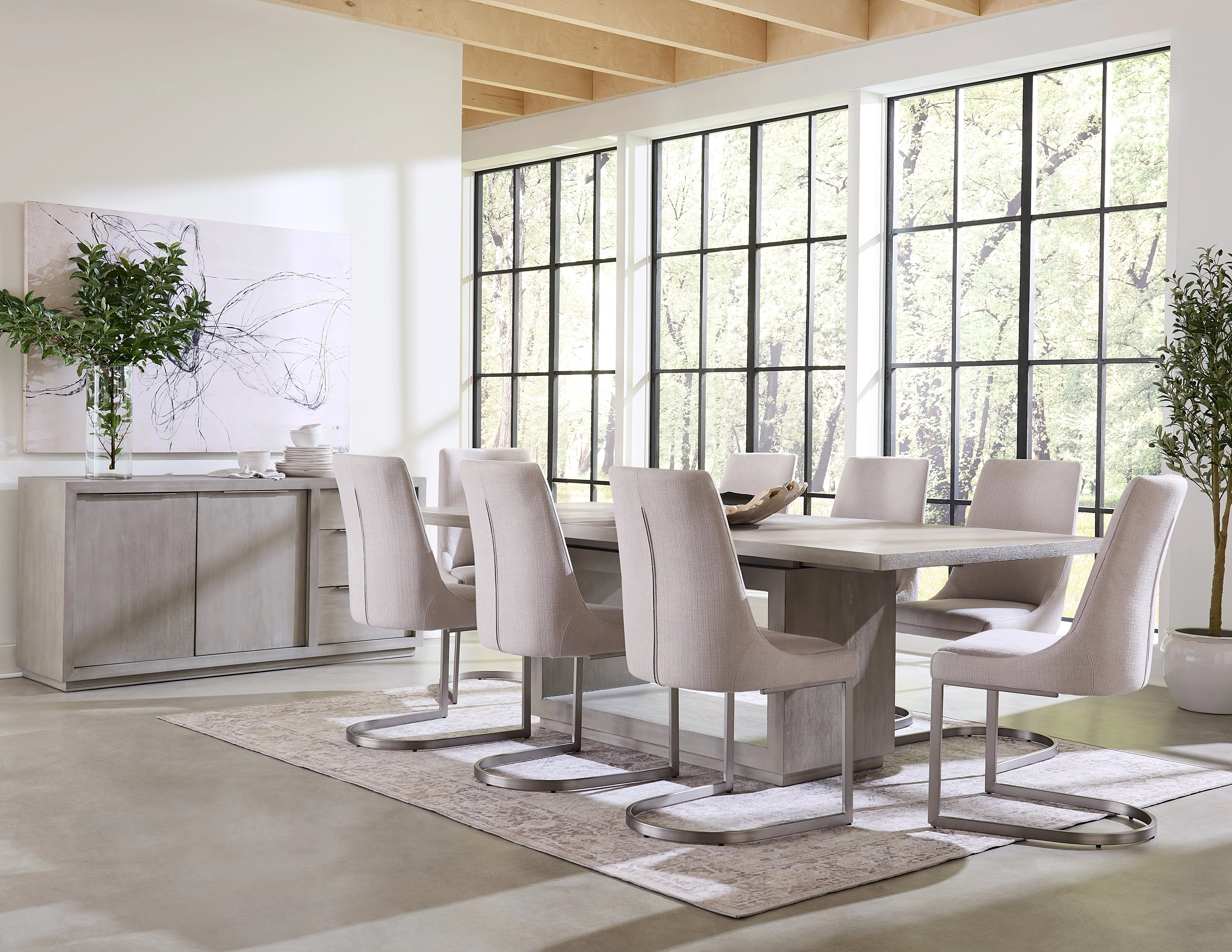 Oxford Chair in Mineral (Set of 2) - Image 4