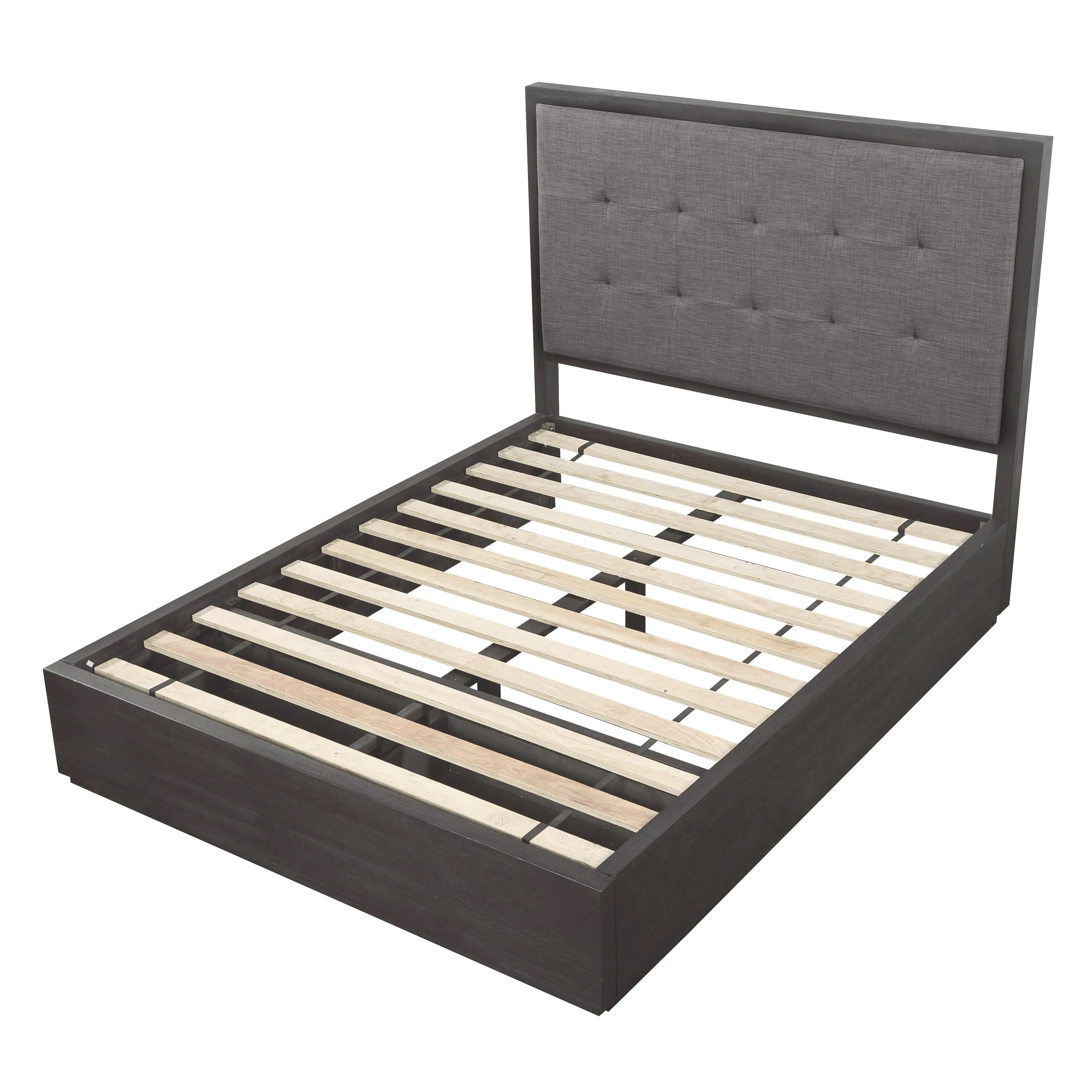 Oxford Upholstered Footboard California King Storage Bed in Dolphin - Image 9