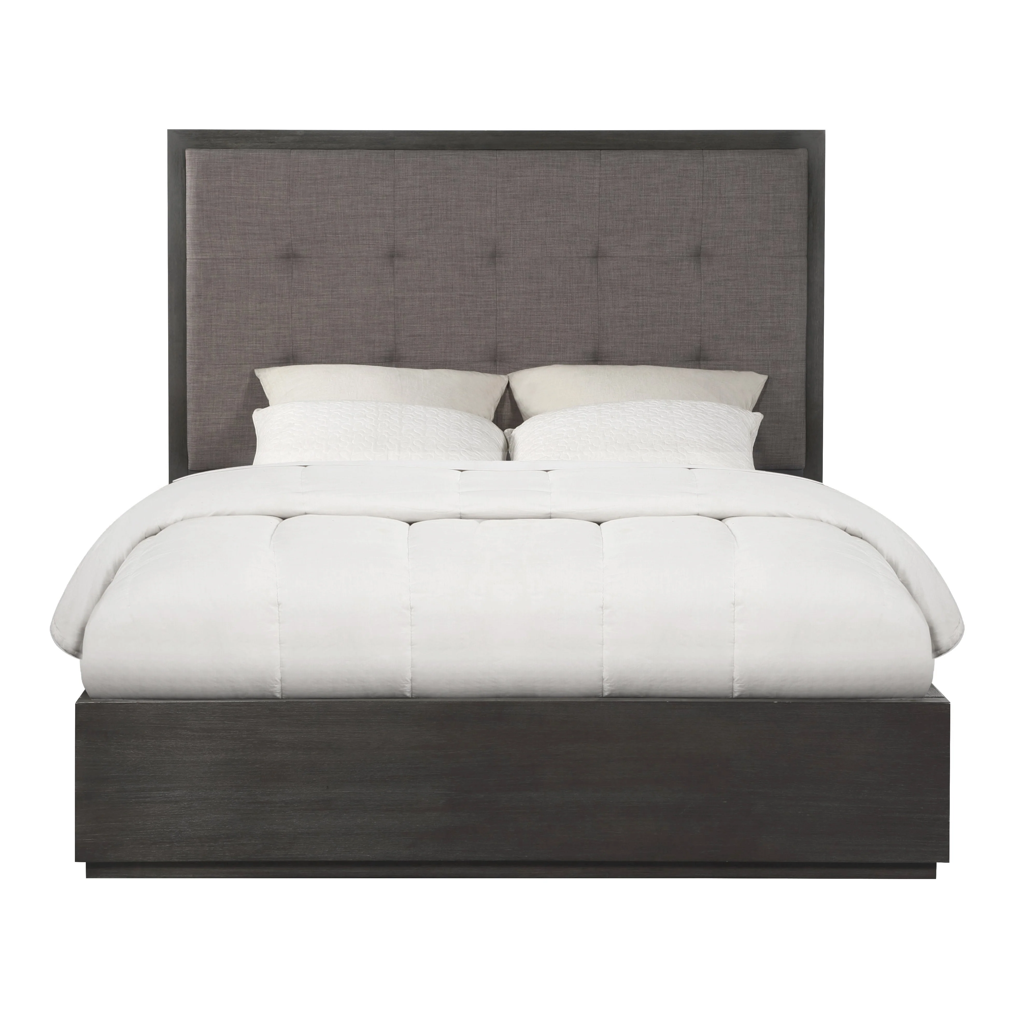 Oxford Upholstered Platform Bed in Dolphin (59") - Image 5