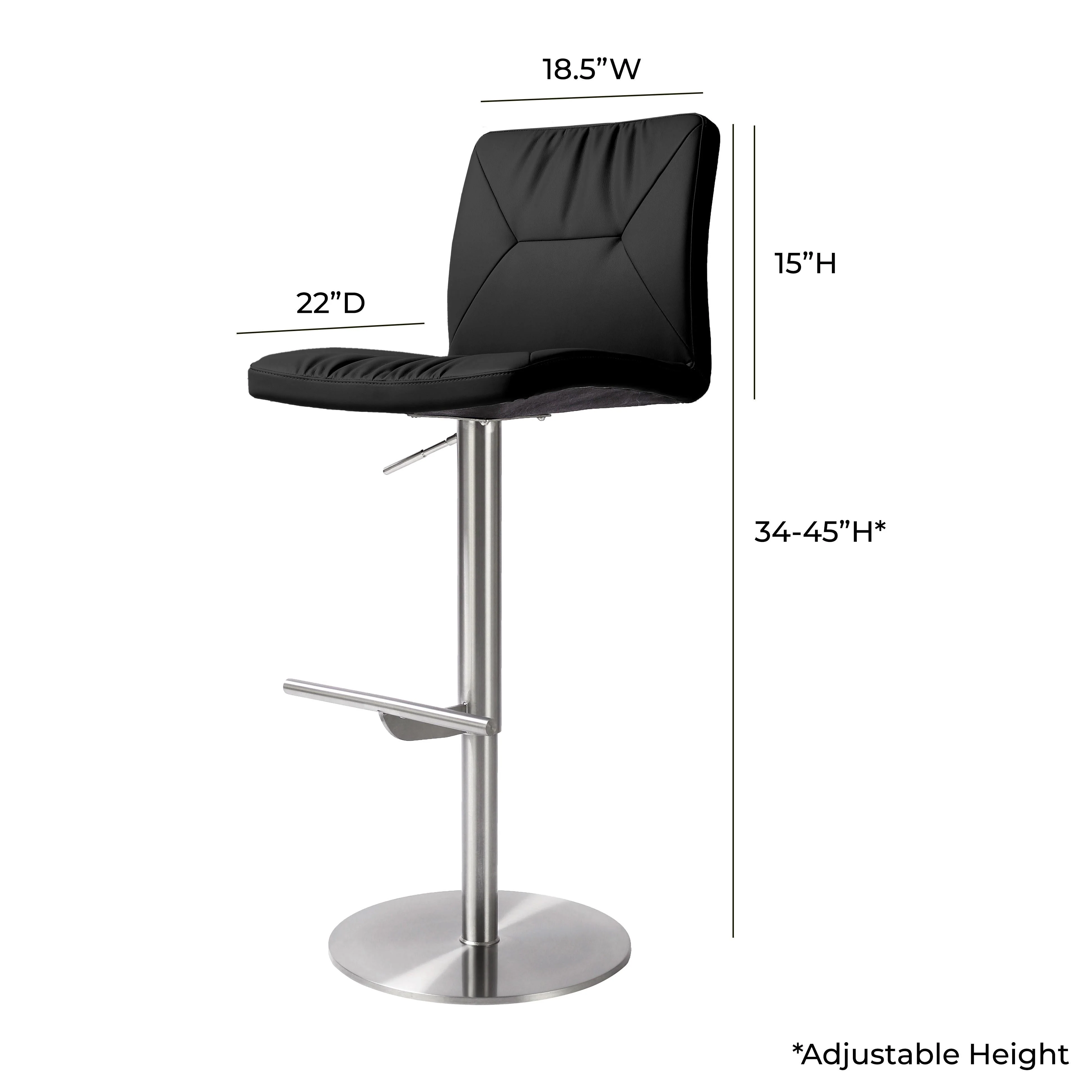 Paddy Performance Vegan Leather Adjustable Stool - Image 18