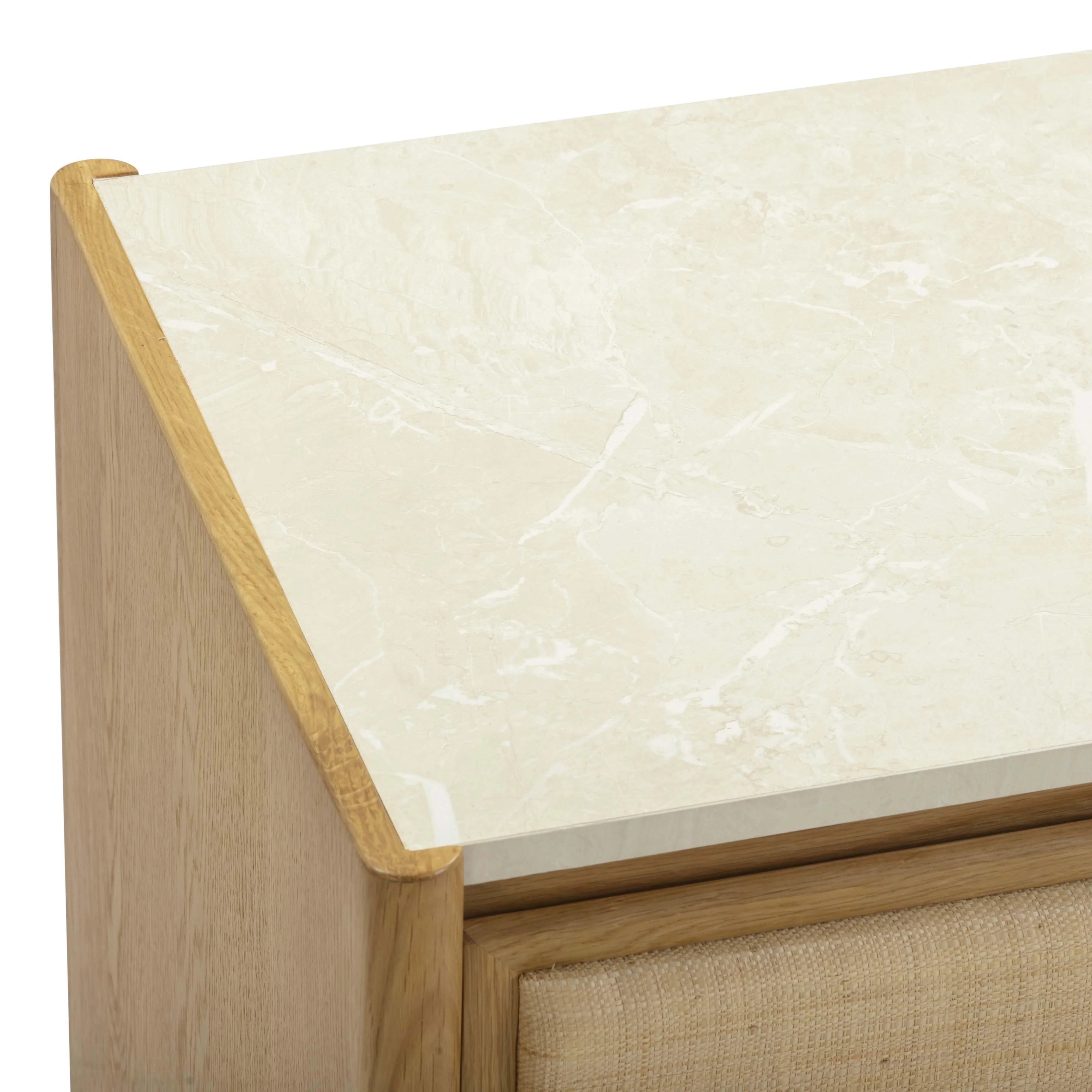 Paige Natural Oak 6-Drawer Dresser - Image 8