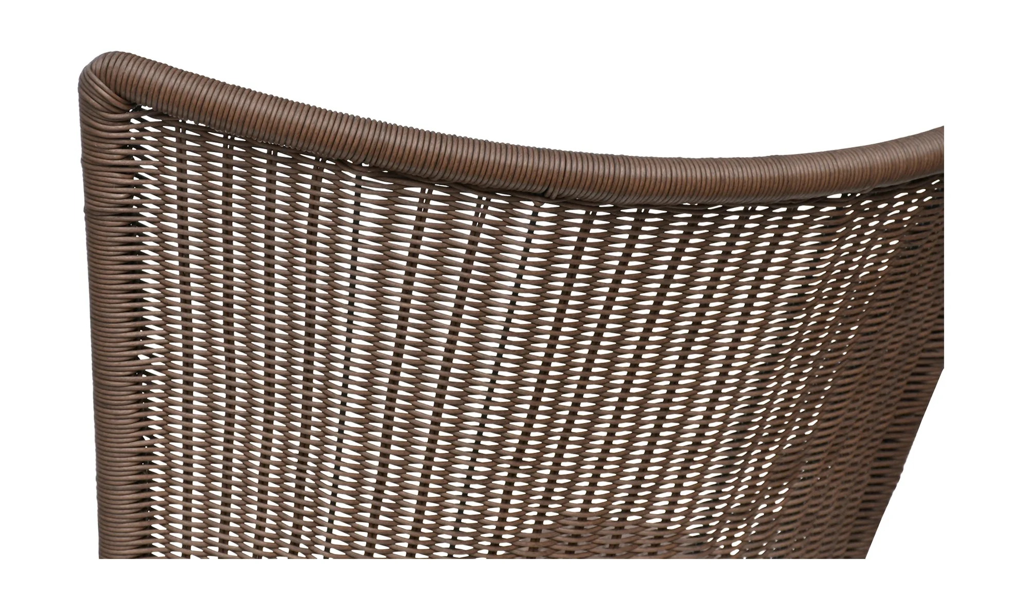 Paige Outdoor Accent Chair Brown - Image 8