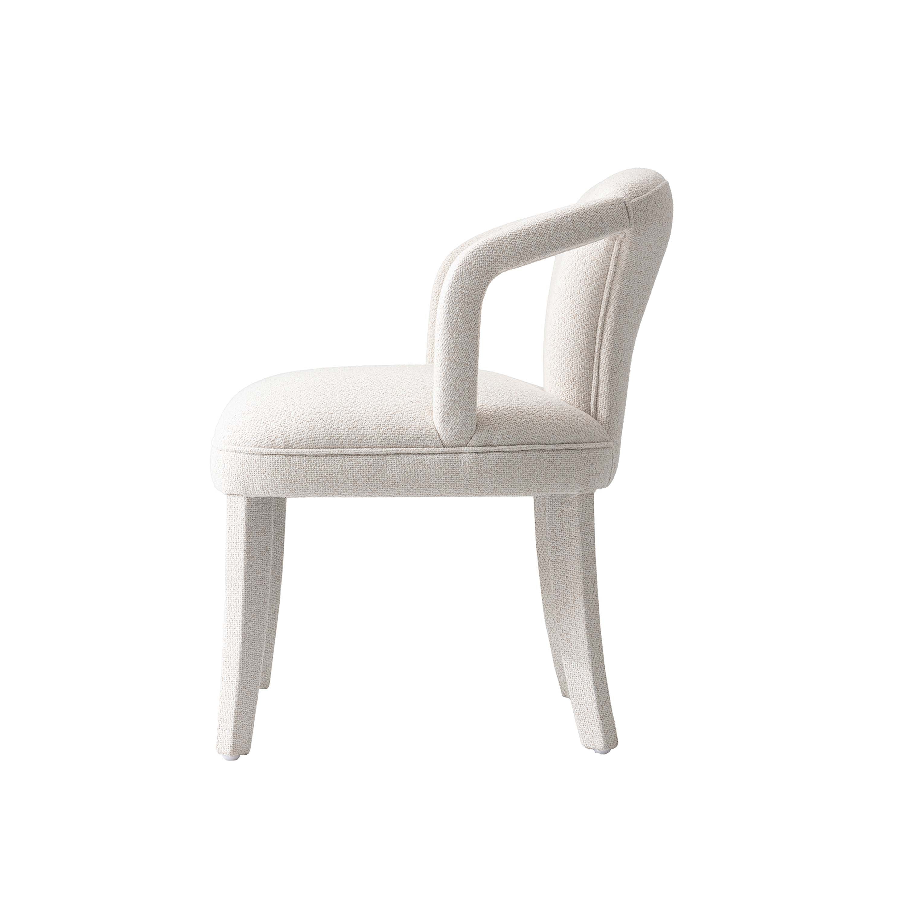 Palmer Dining Armchair in Ivory (set of 2) - Image 6