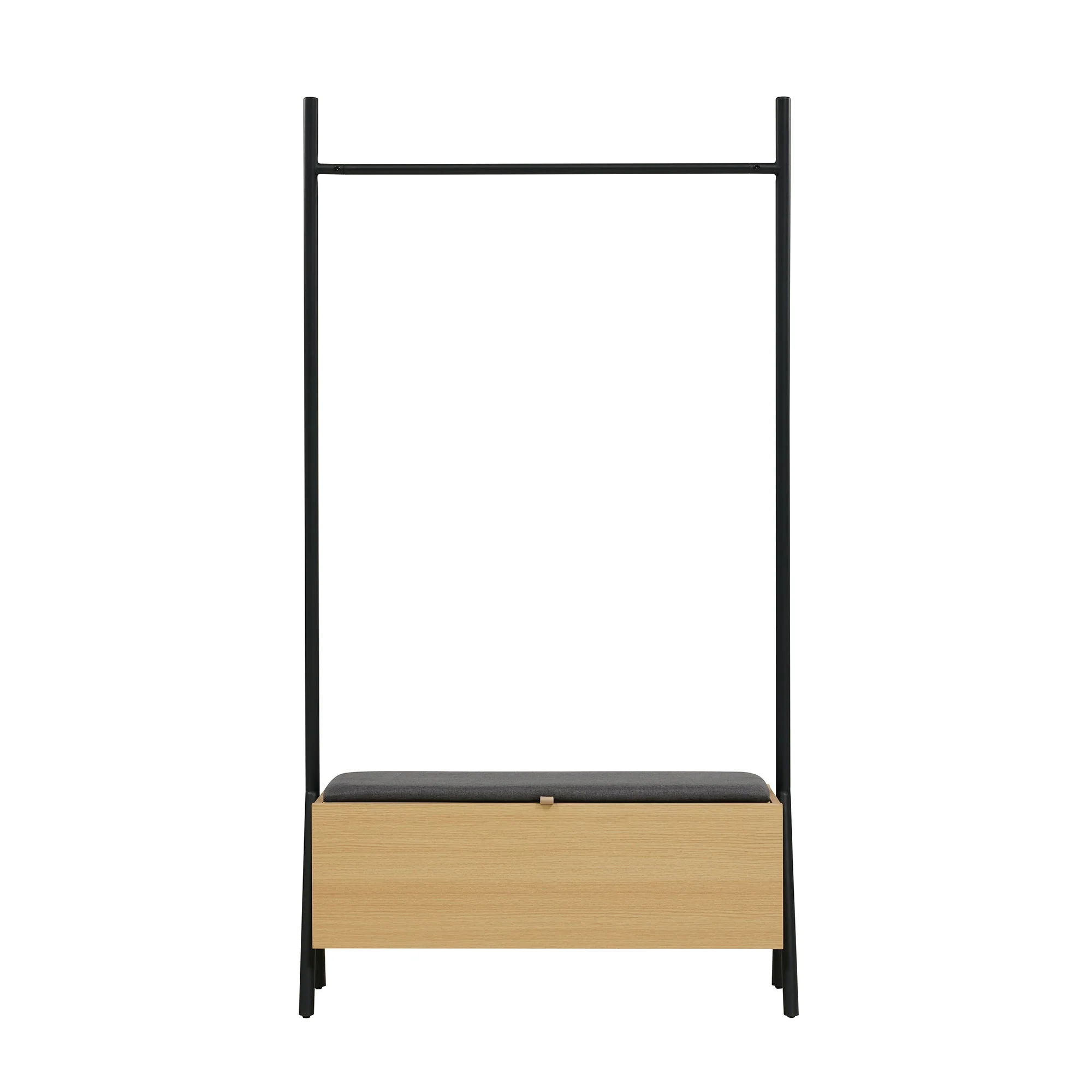 Paloma Open Hanging Closet in Natural Oak - Image 2