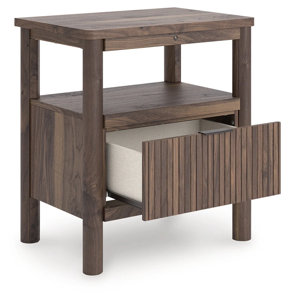 Pamytta Brown Nightstand - Image 4
