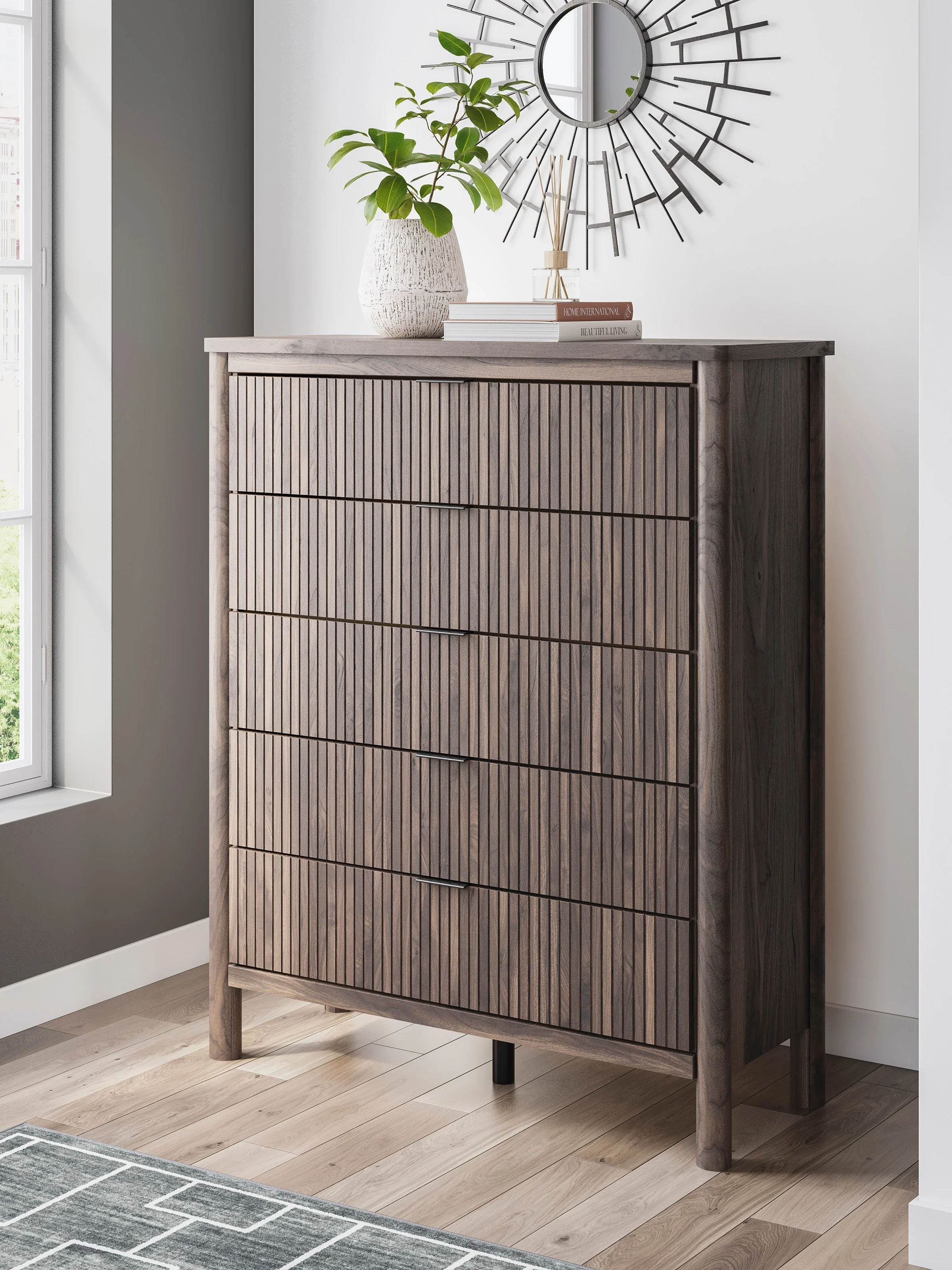 Pamytta Brown Panel Bedroom Set - Image 21