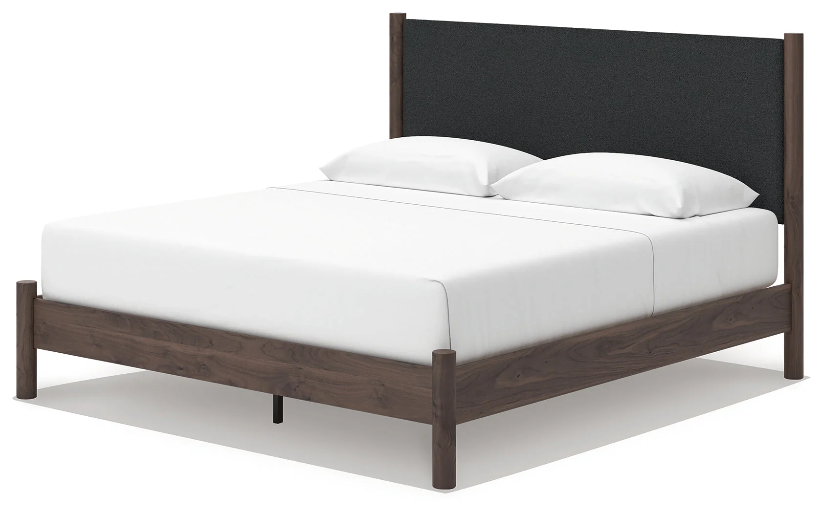 Pamytta Brown Upholstered Platform Bedroom Set - Image 4