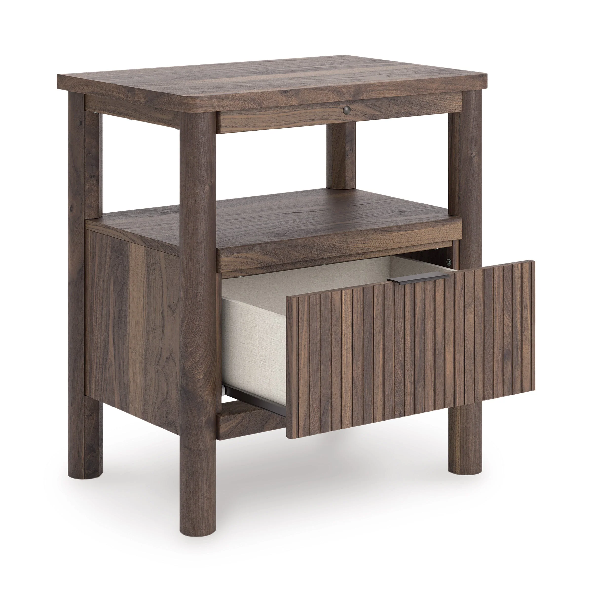 Pamytta Brown Upholstered Platform Bedroom Set - Image 9