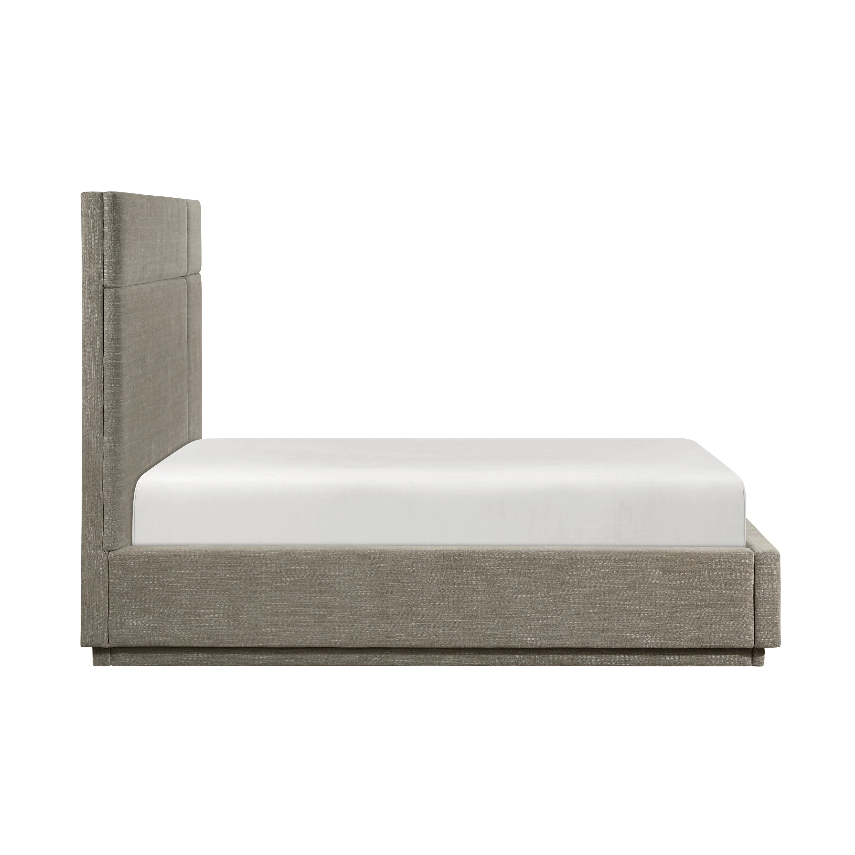 Paola Forest Green Eastern King Upholstered Platform Bed - Image 6