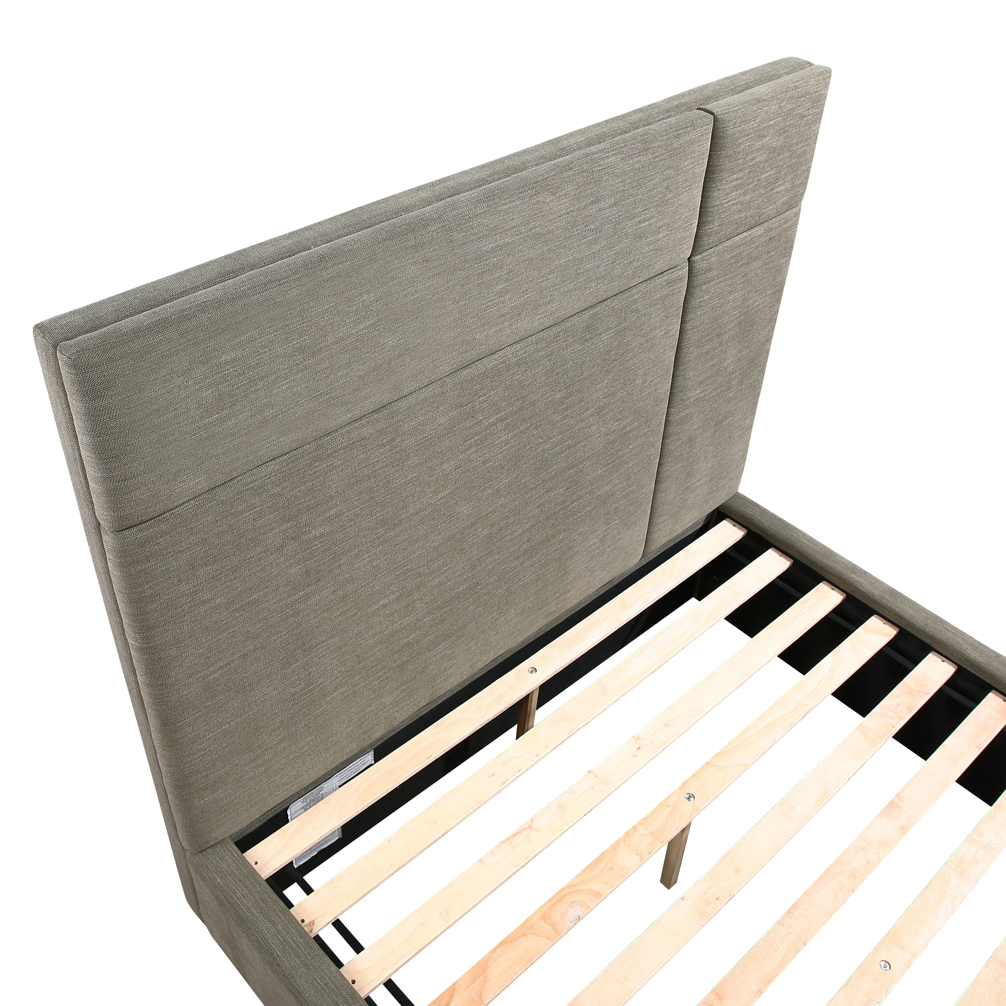 Paola Forest Green Eastern King Upholstered Platform Bed - Image 8
