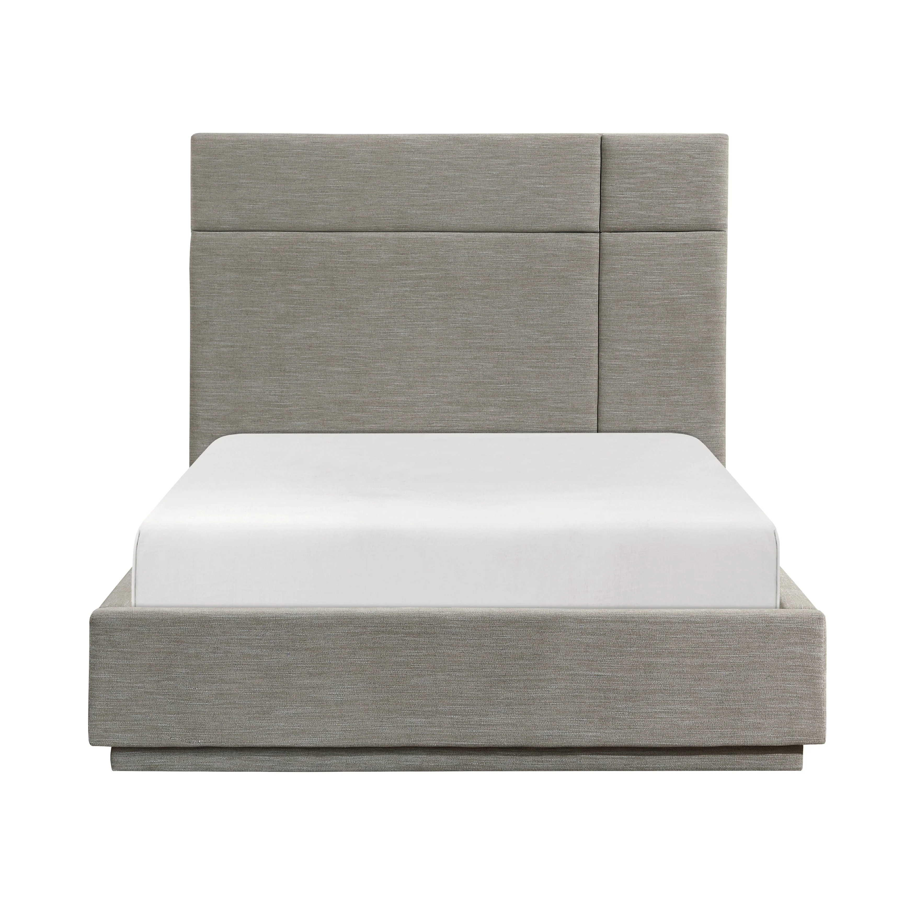 Paola Forest Green Queen Upholstered Platform Bed - Image 12